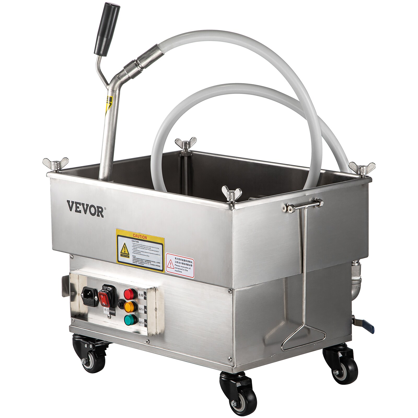 VEVOR 23-Quart Dual Zone Non-stick Deep Fryer in the Deep Fryers