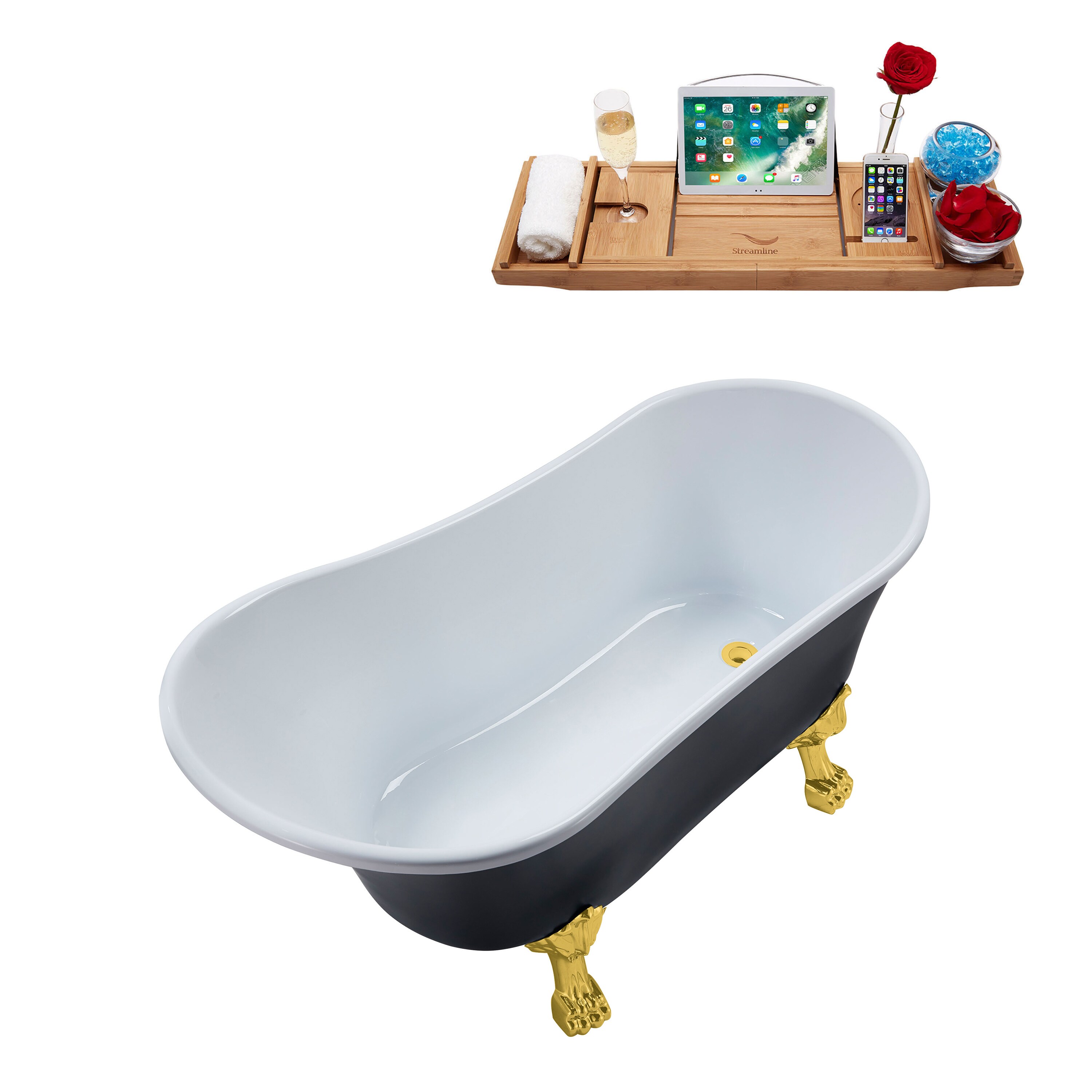 Streamline N367GLD-IN-GLD bathtubs - View #5