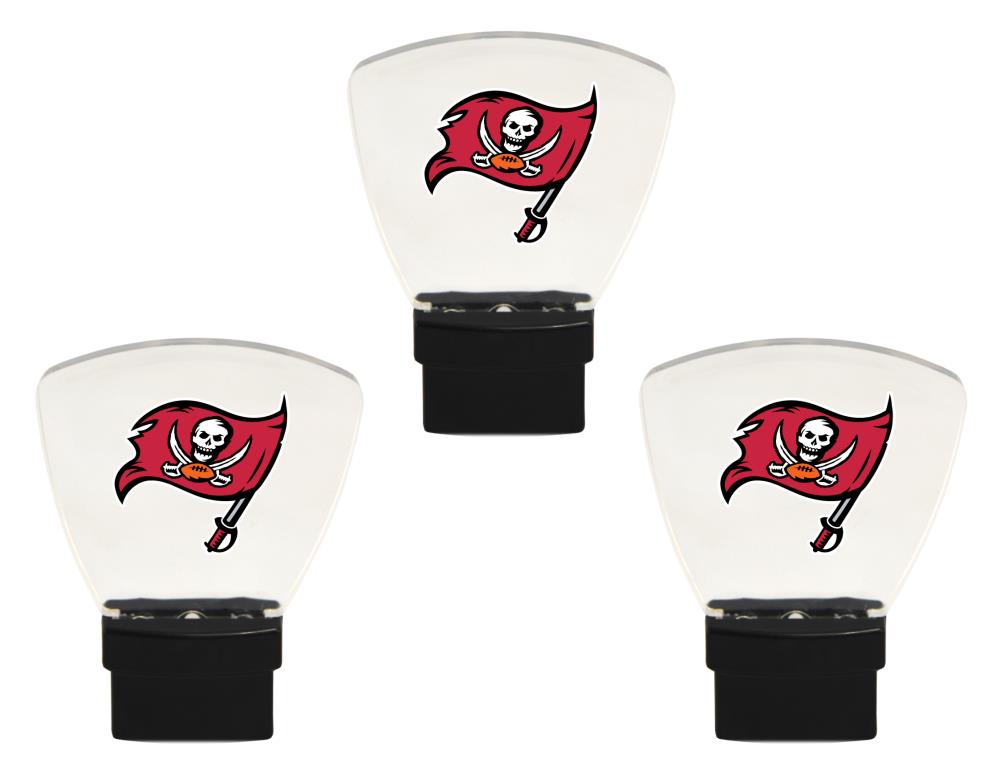 Authentic Street Signs Tampa Bay Buccaneers 3-Pack Night Lights LED Auto  On/Off Night Light in the Night Lights department at