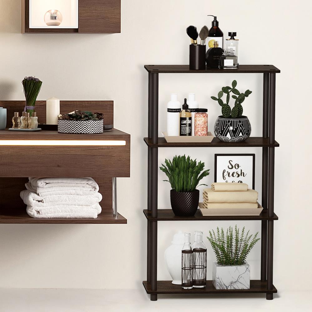 Furinno 99557WN/BR Free-Standing-Shelving - View #6