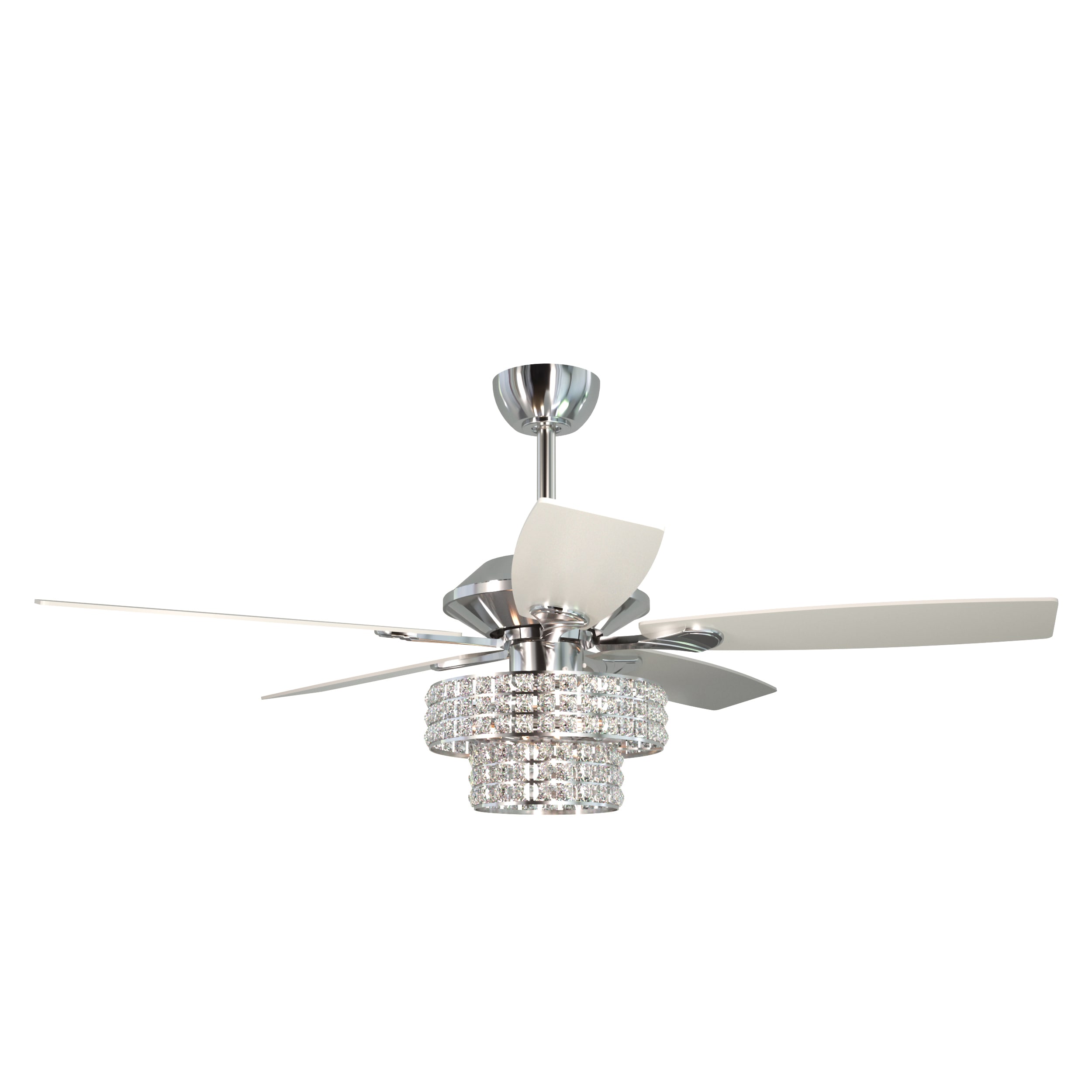 low profile crystal ceiling fan