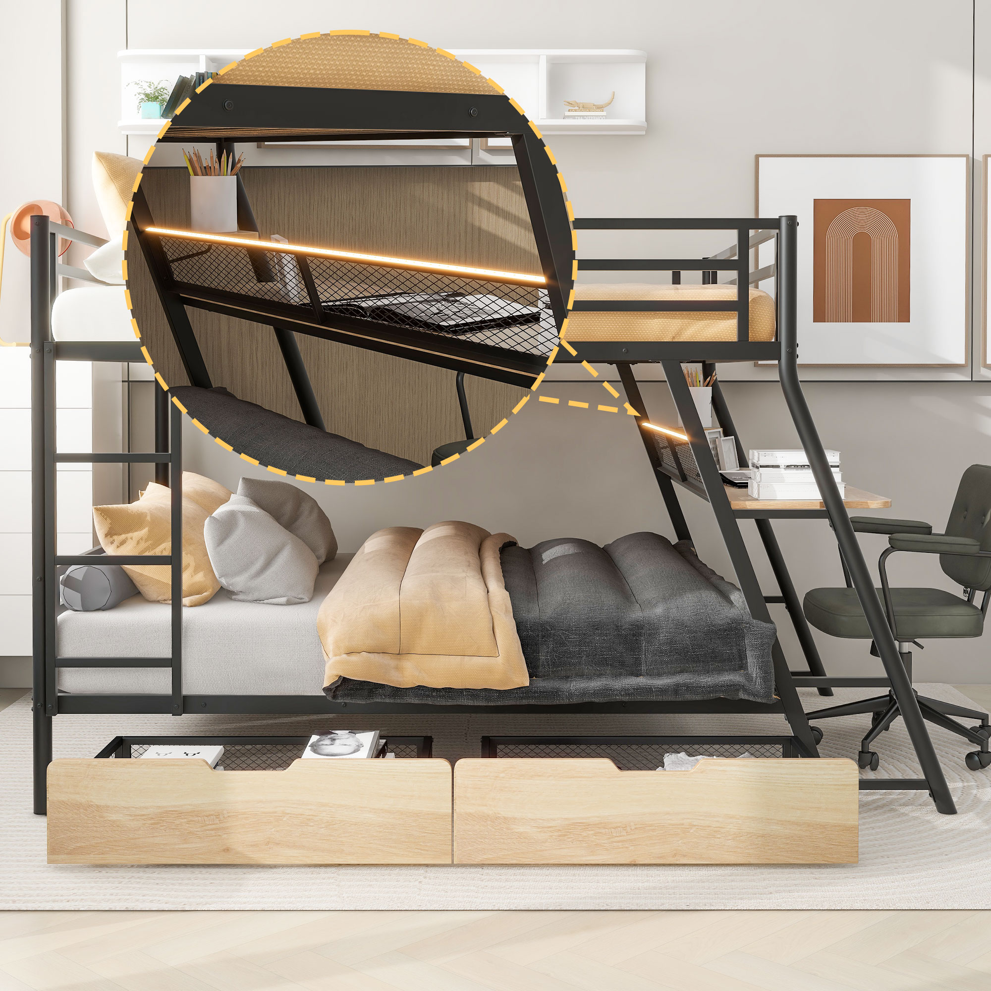 ModernLuxe GX001517AAB Bunk-Beds - View #8