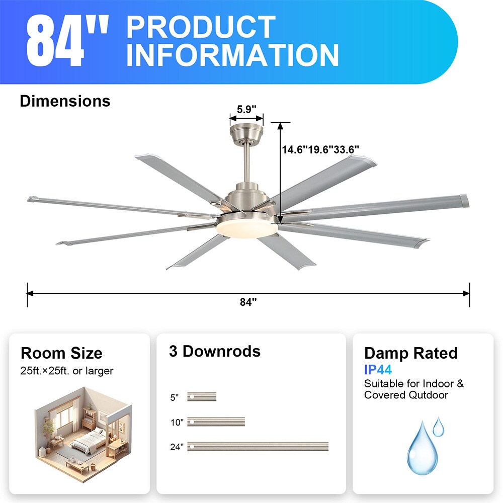 Sofucor LW-84K001TY-SN-SL Ceiling-Fans - View #4