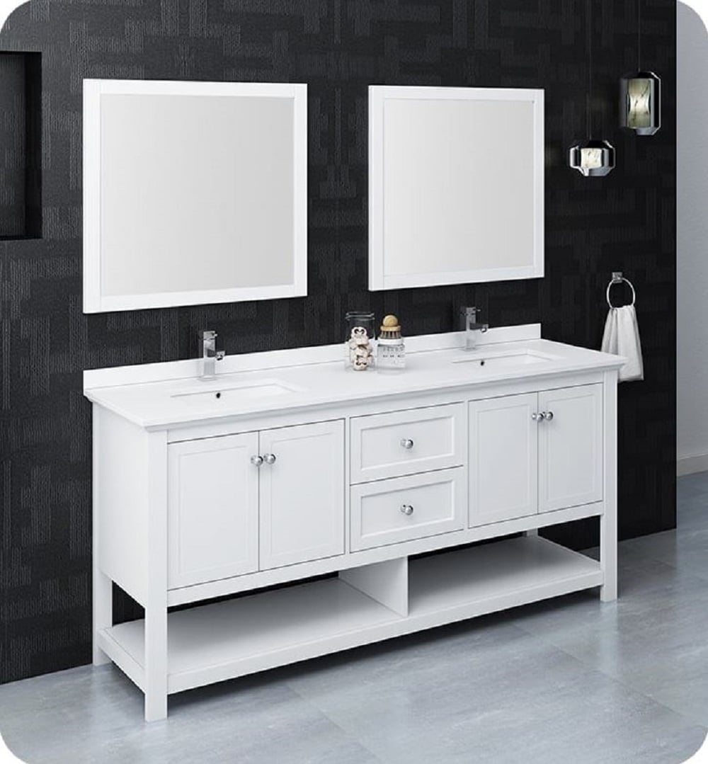 Fresca FVN2372WH-D Bath-Vanity-Combo - View #3