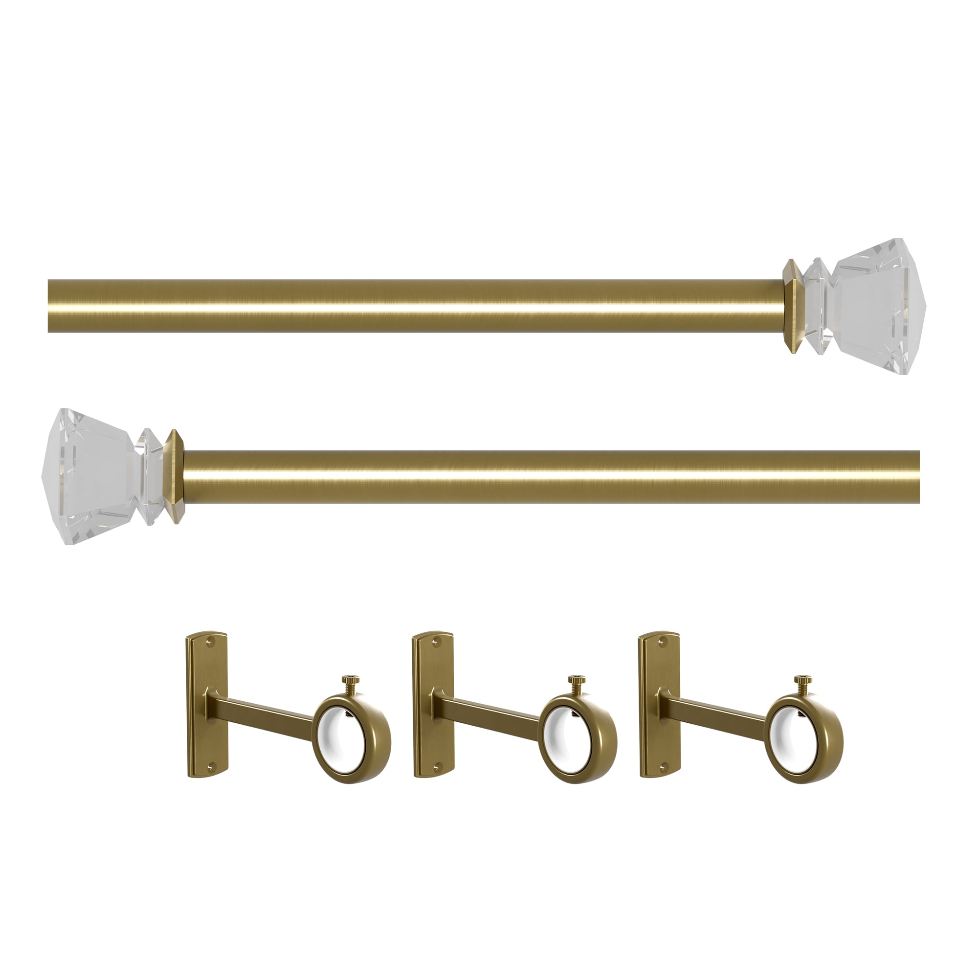 allen + roth FSI 6802A BGLD Curtain-Rods - View #15