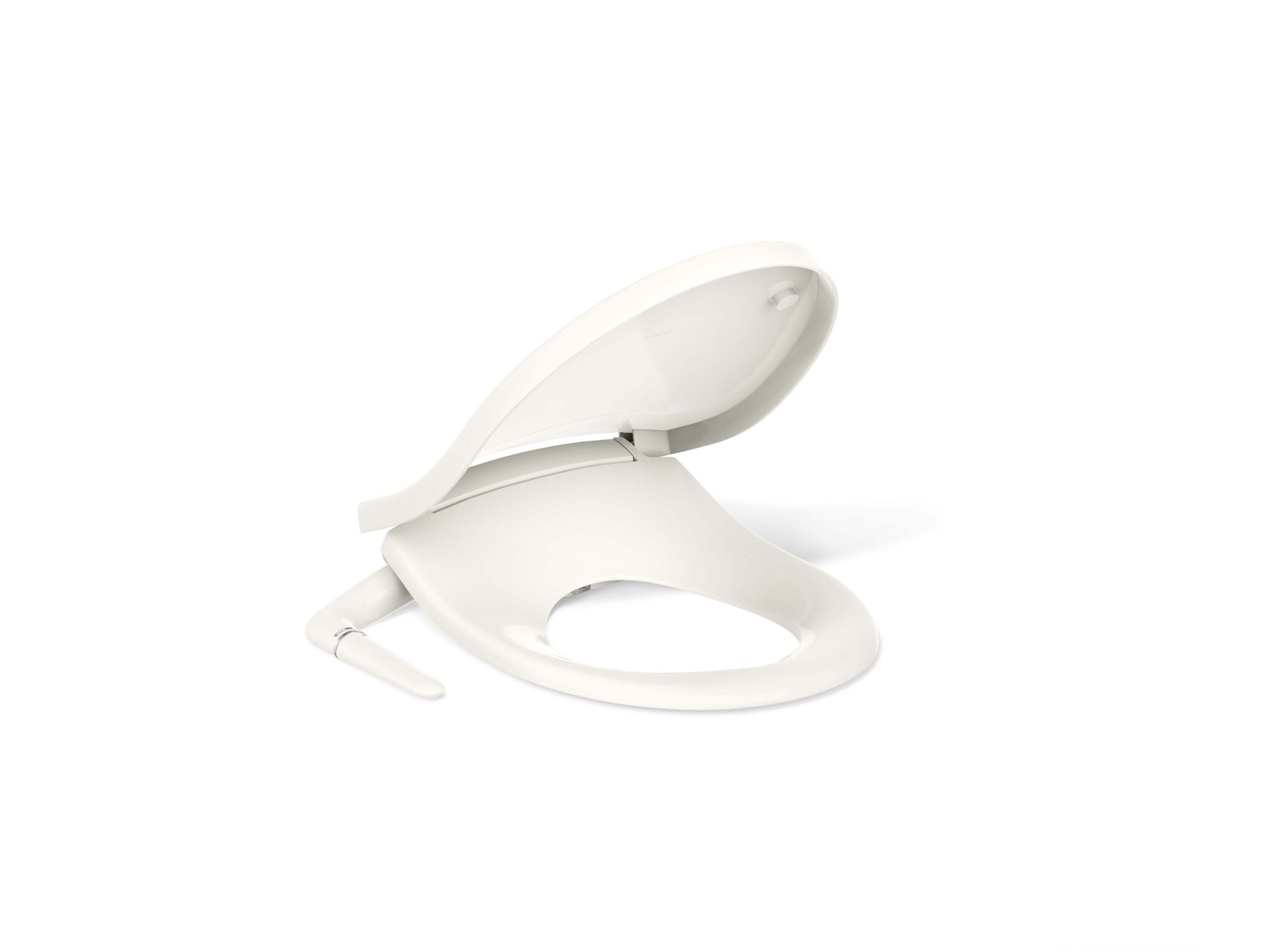KOHLER K-76923-96 PureWash M250 Plastic Biscuit Round Soft Close Bidet Toilet Seat