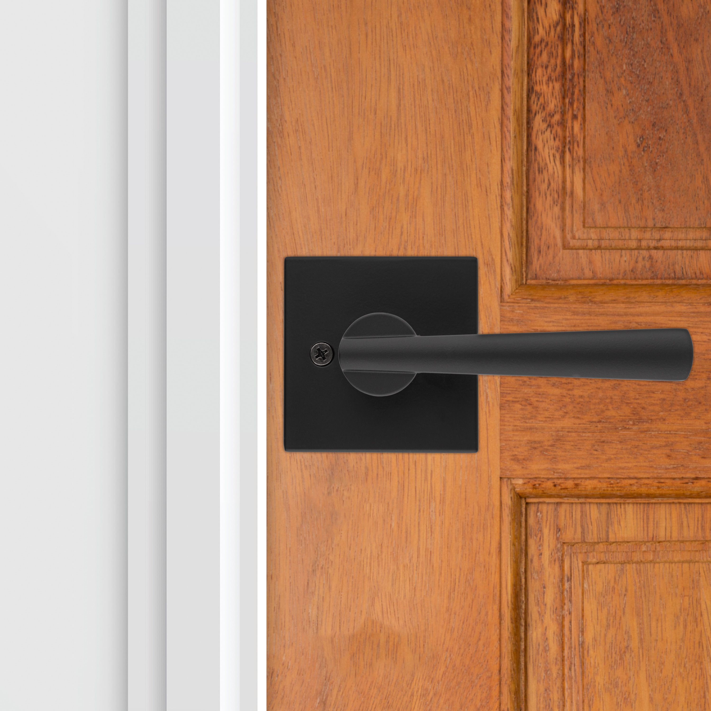 Baldwin Prestige Tobin Slate Right-Hand ed Interior/Exterior Dummy Door  Handle