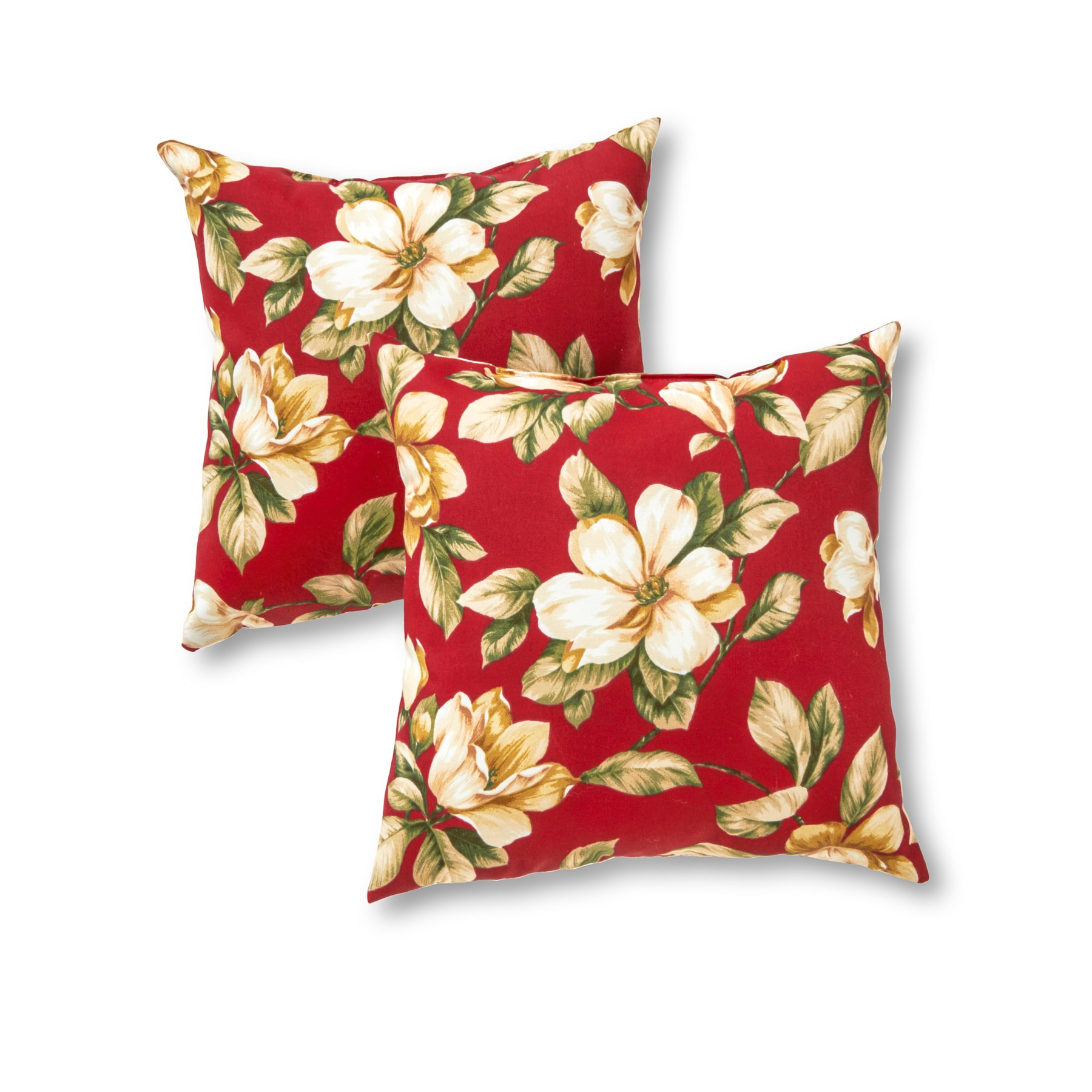 Greendale Home Fashions 17 x 17 in. Outdoor Accent Pillows - Set of 2, Sunbeam