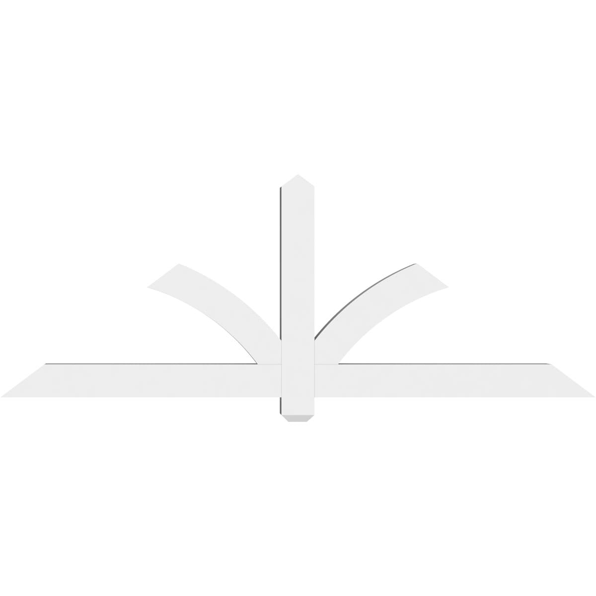 Ekena Millwork GBP072X27X0404RED00 Exterior-Brackets-Braces - View #2