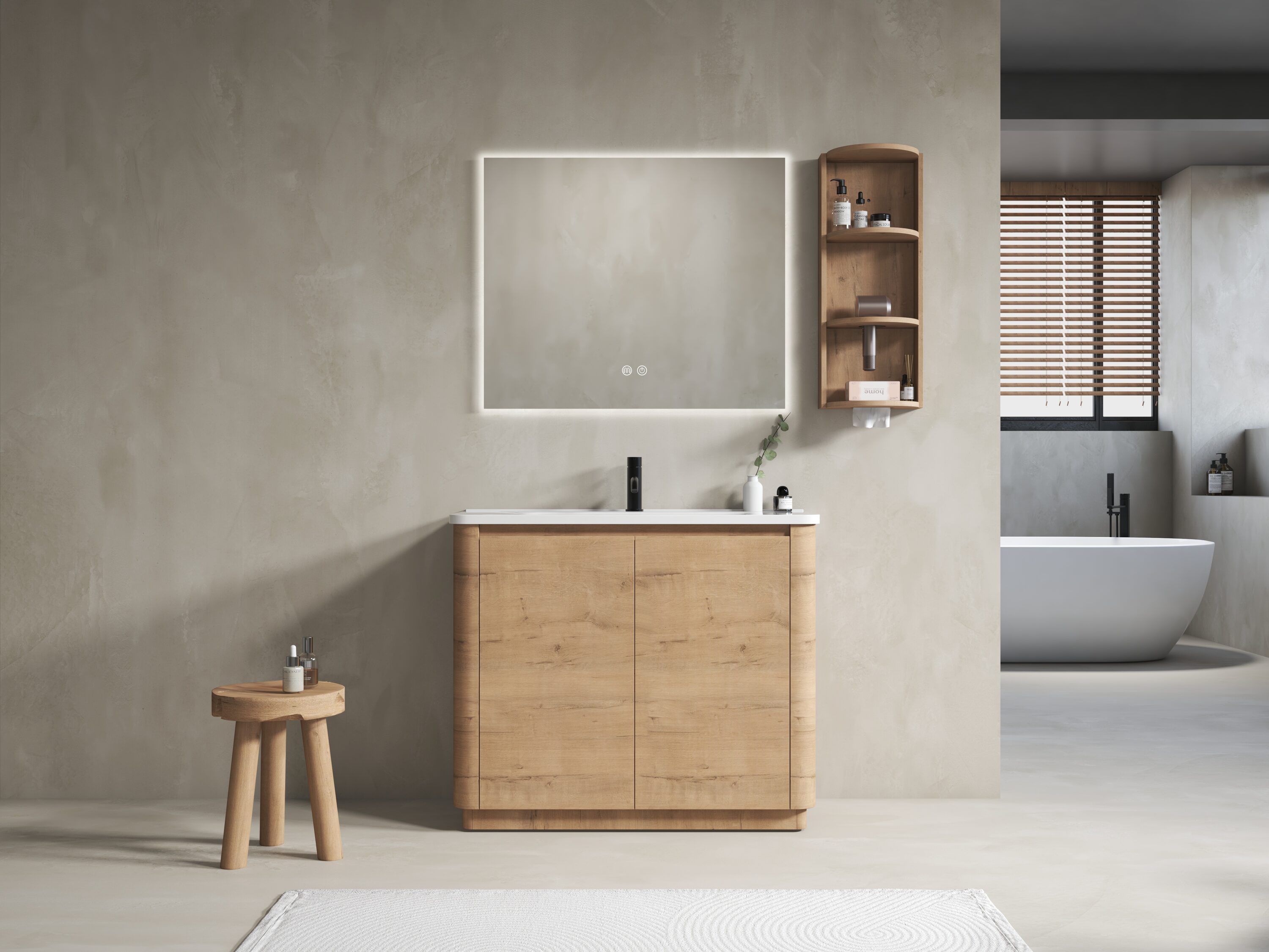 LOVMOR SF-J-W999S00405 Bath-Vanity-Combo - View #2