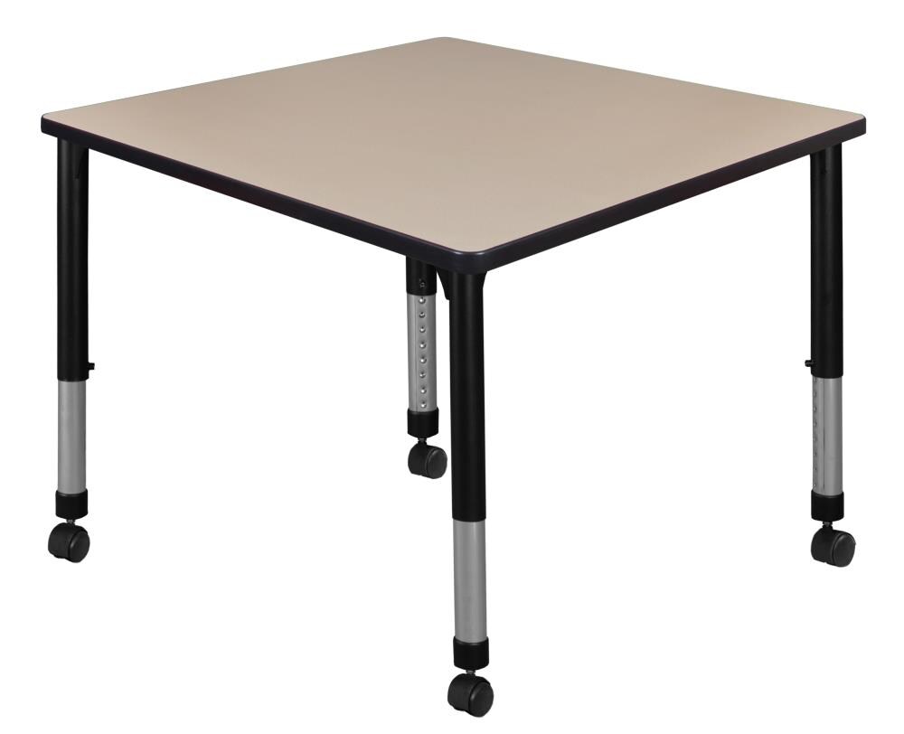 Regency TB3636BEAPCBK Classroom Tables Off-white 4-Person Training Table (36-in W x 34-in H)