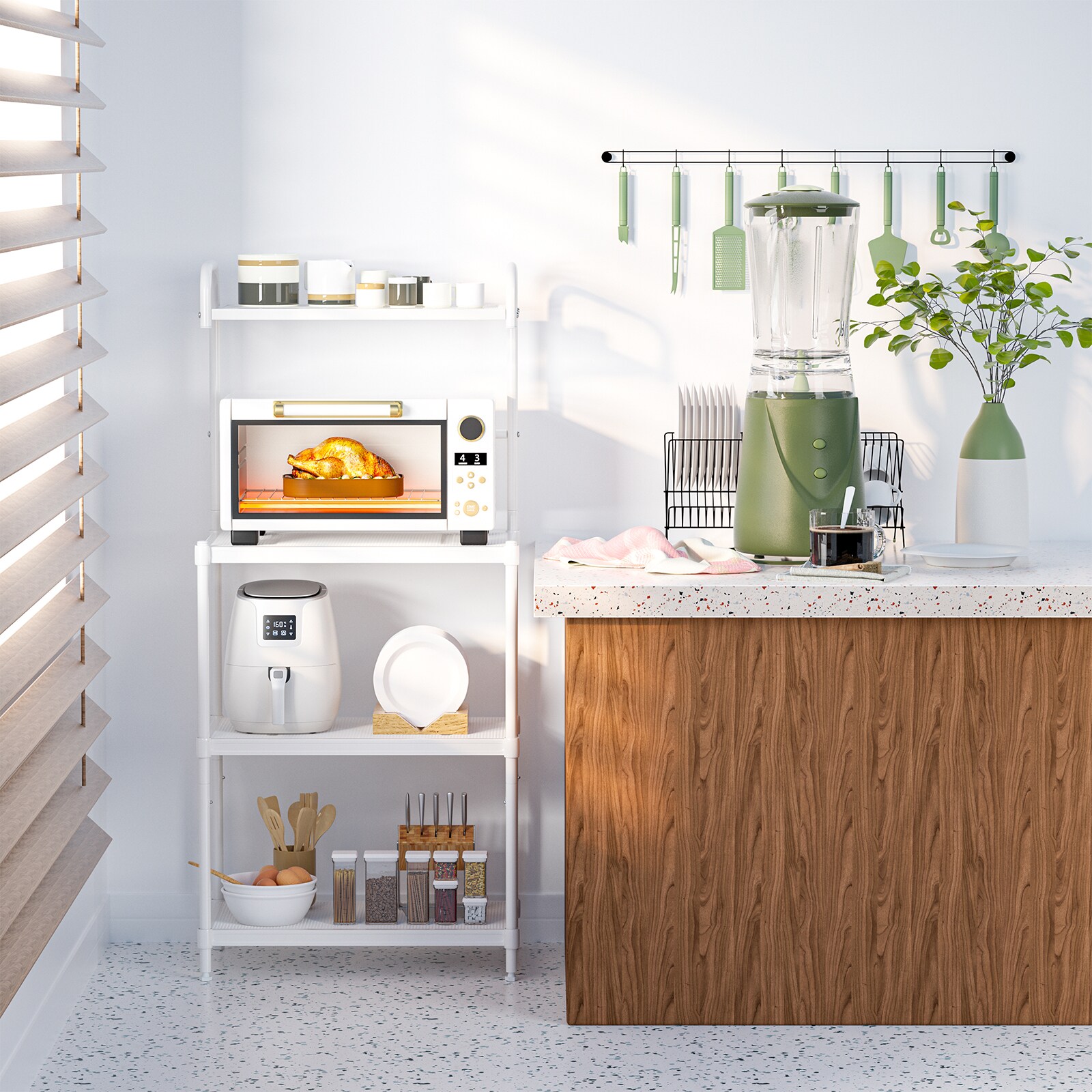 Slickblue D-CO-HW45775WH Dining-Kitchen-Storarge - View #4