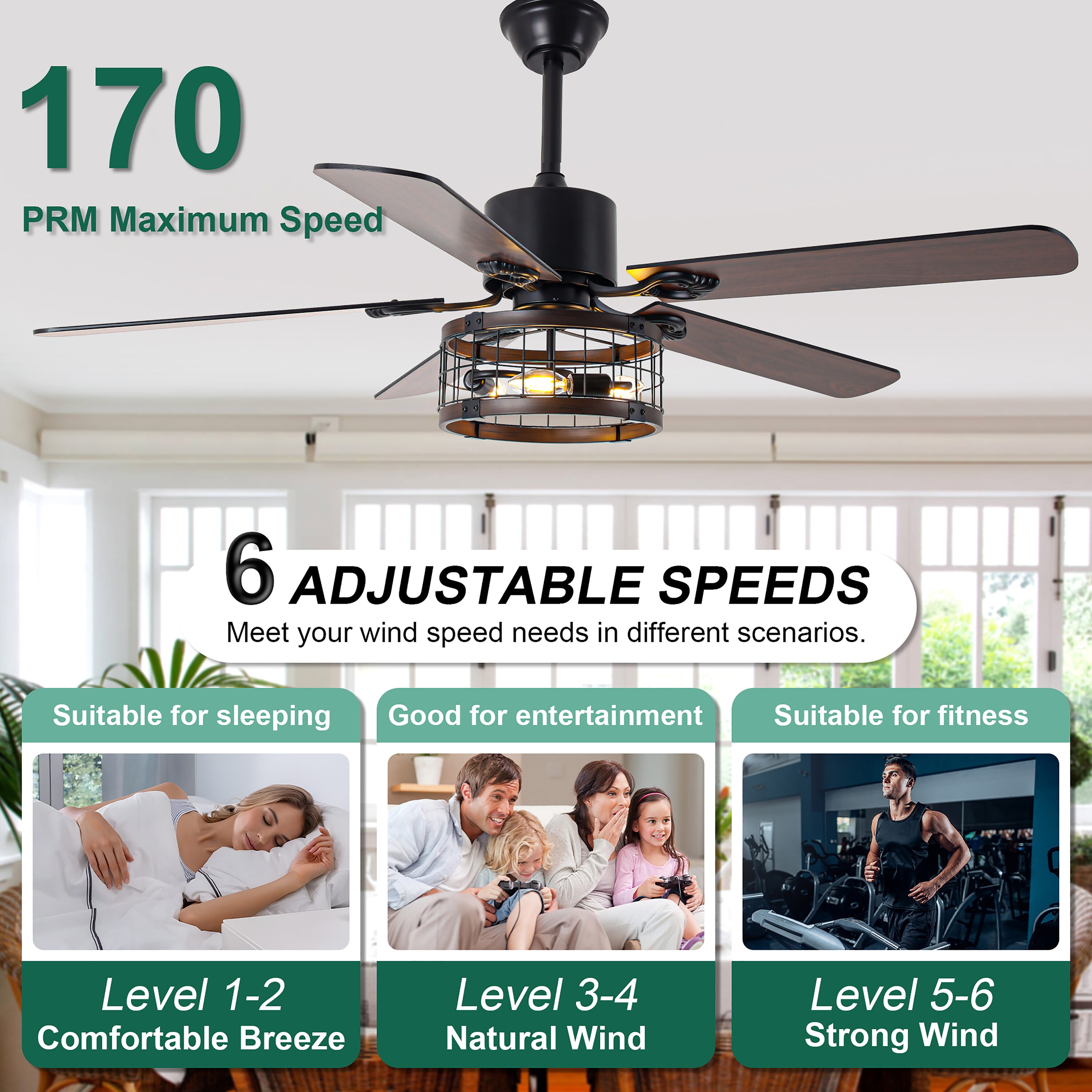 Cusp Barn CS52P20 Ceiling-Fans - View #5
