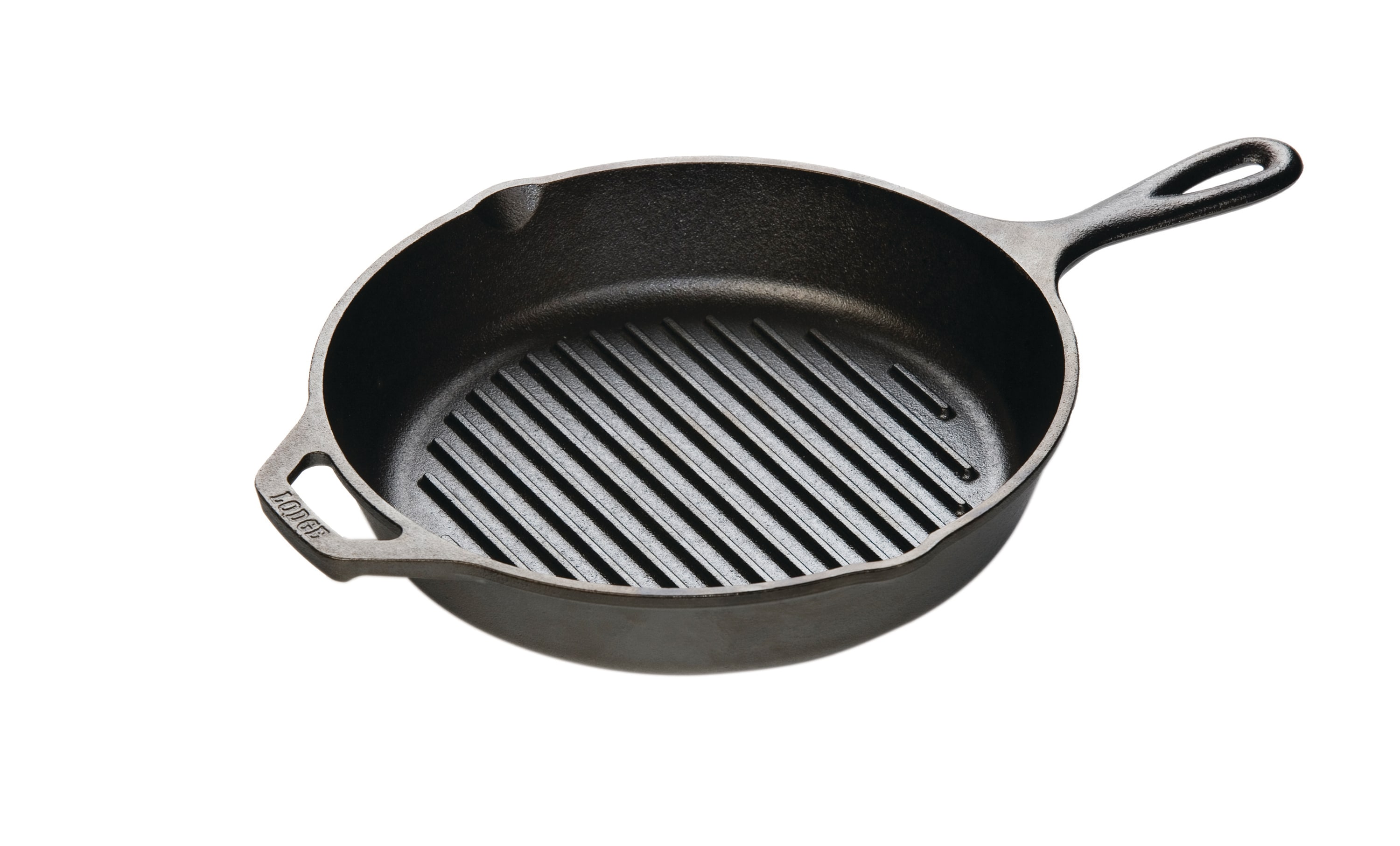 Lodge Cast Iron 10.25 Inch Cast Iron Grill Pan - Seasoned with Natural Oil  - Even Heating - Versatile for Oven, Stove, Grill, Campfire in the Grill  Cookware department at