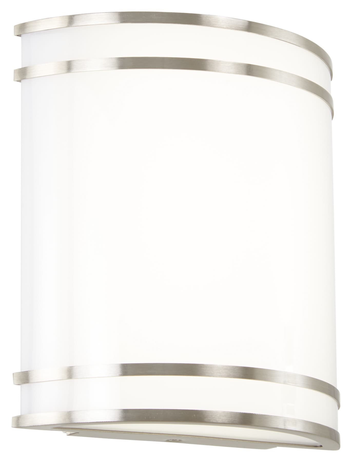 Minka Lavery 6414-84-L Vantage 10-in W 1 -Light Brushed Nickel Integrated LED Wall Sconce