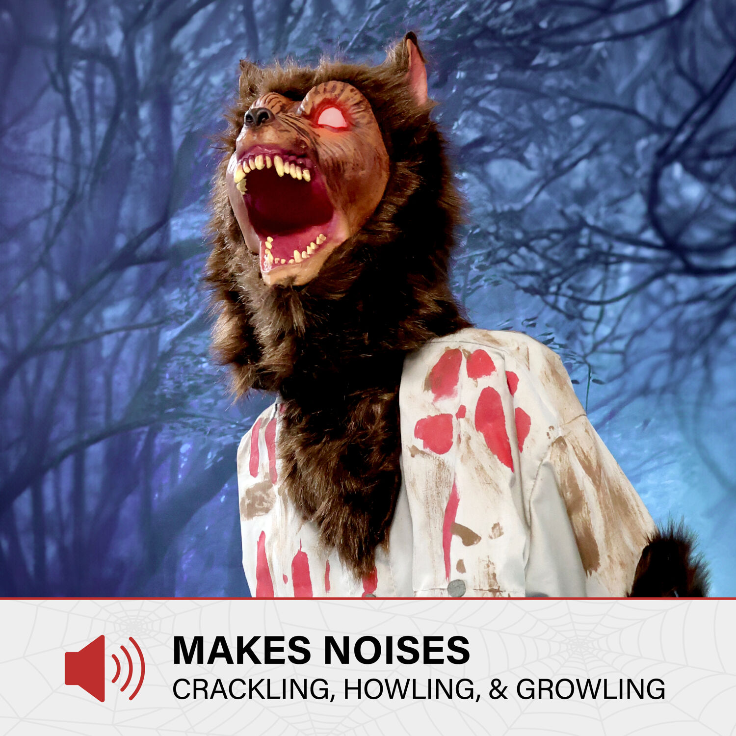 Haunted Hill Farm HHHOWLER-1FLSA Halloween-Animatronics - View #4