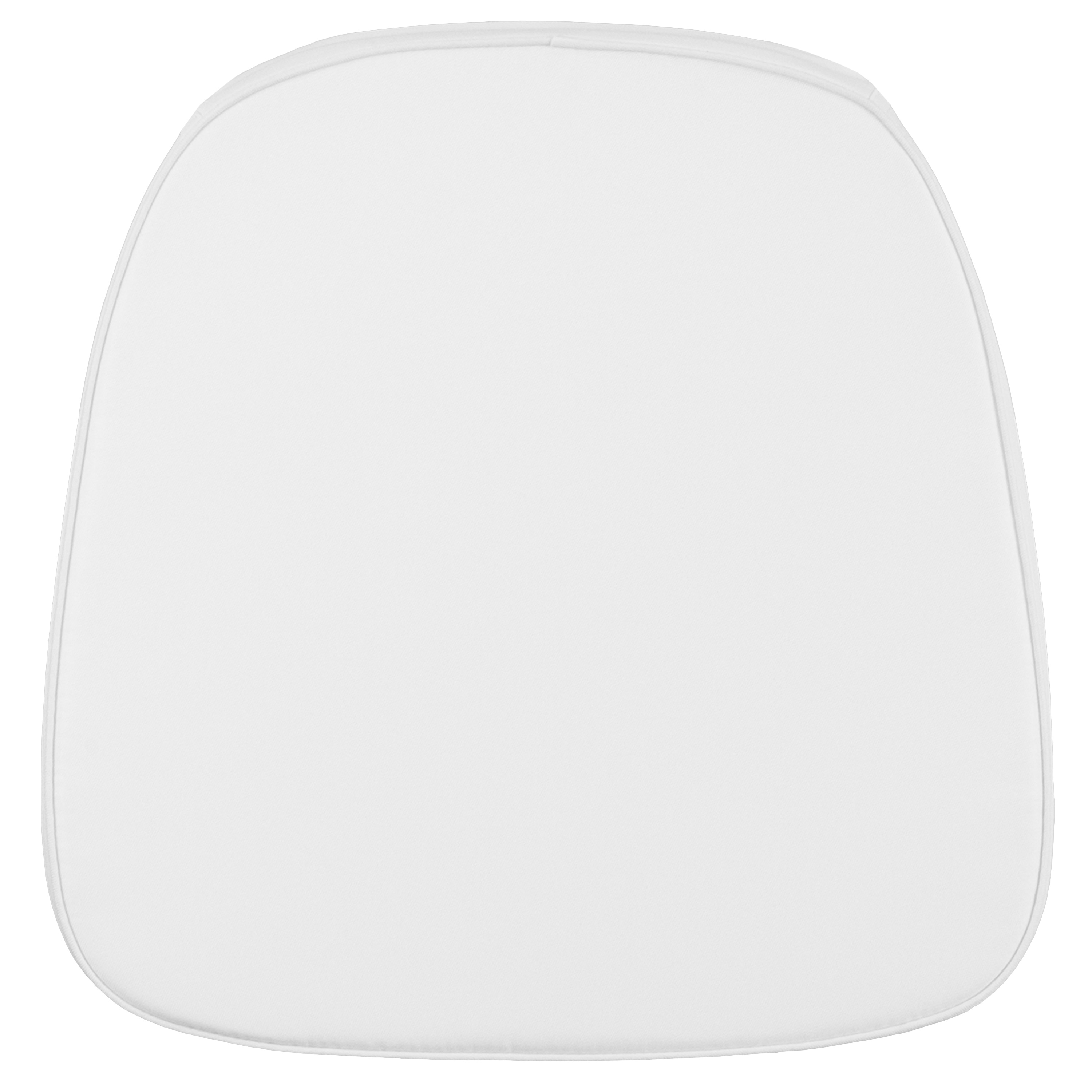 Flash Furniture Louise 22 Pack Soft Snow White Fabric Chiavari Chair Cushion