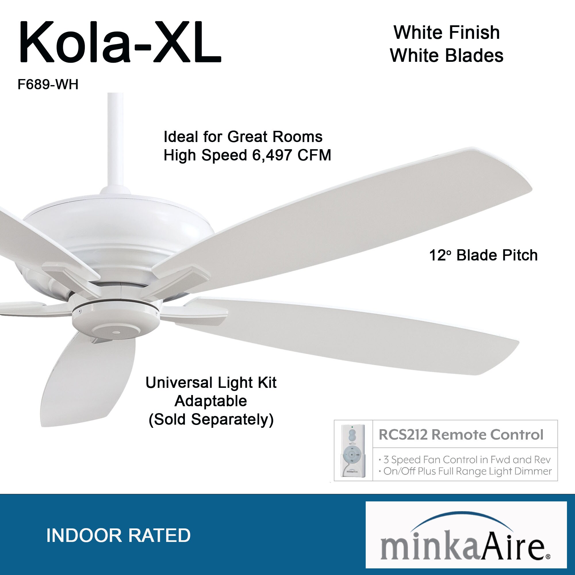 Minka Aire F689-WH Ceiling-Fans - View #4