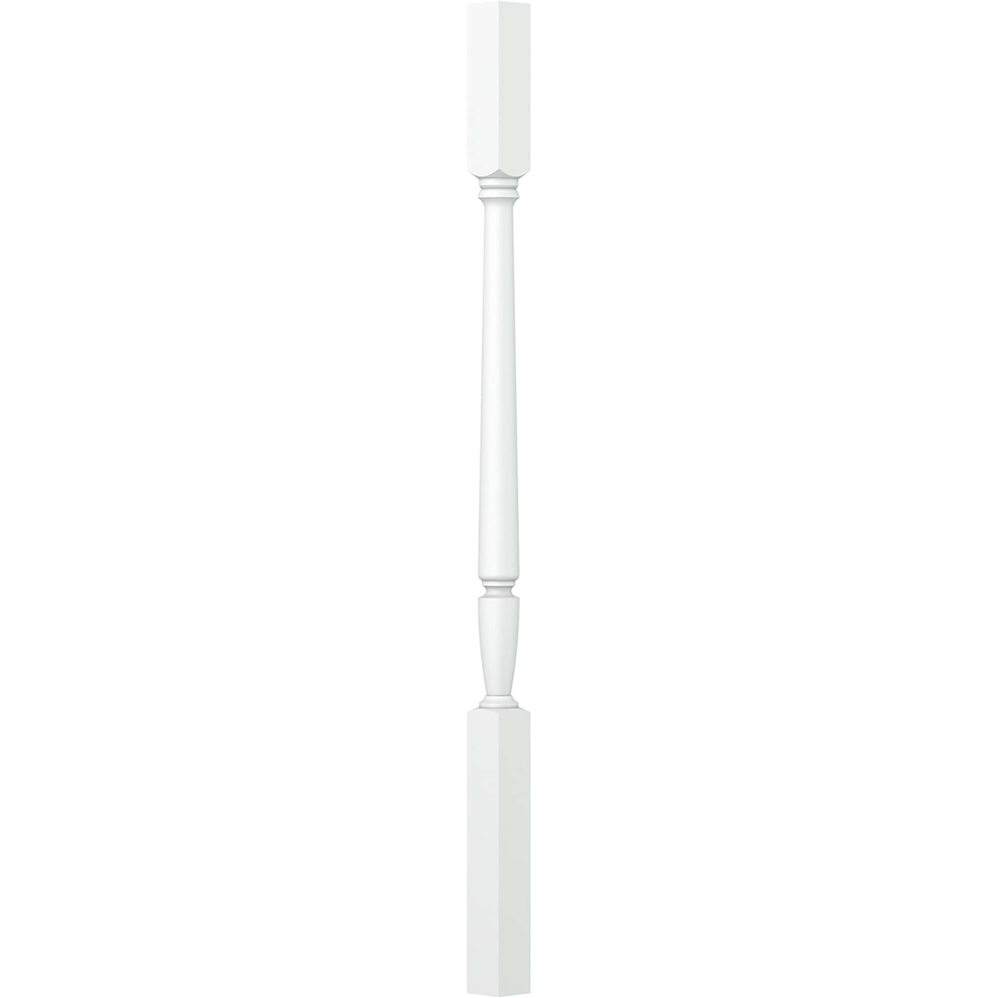 L.J. Smith Stair Systems LJP-2005-PRG 38 38-in x 1.75-in Primed Square Top Turned Stair Baluster