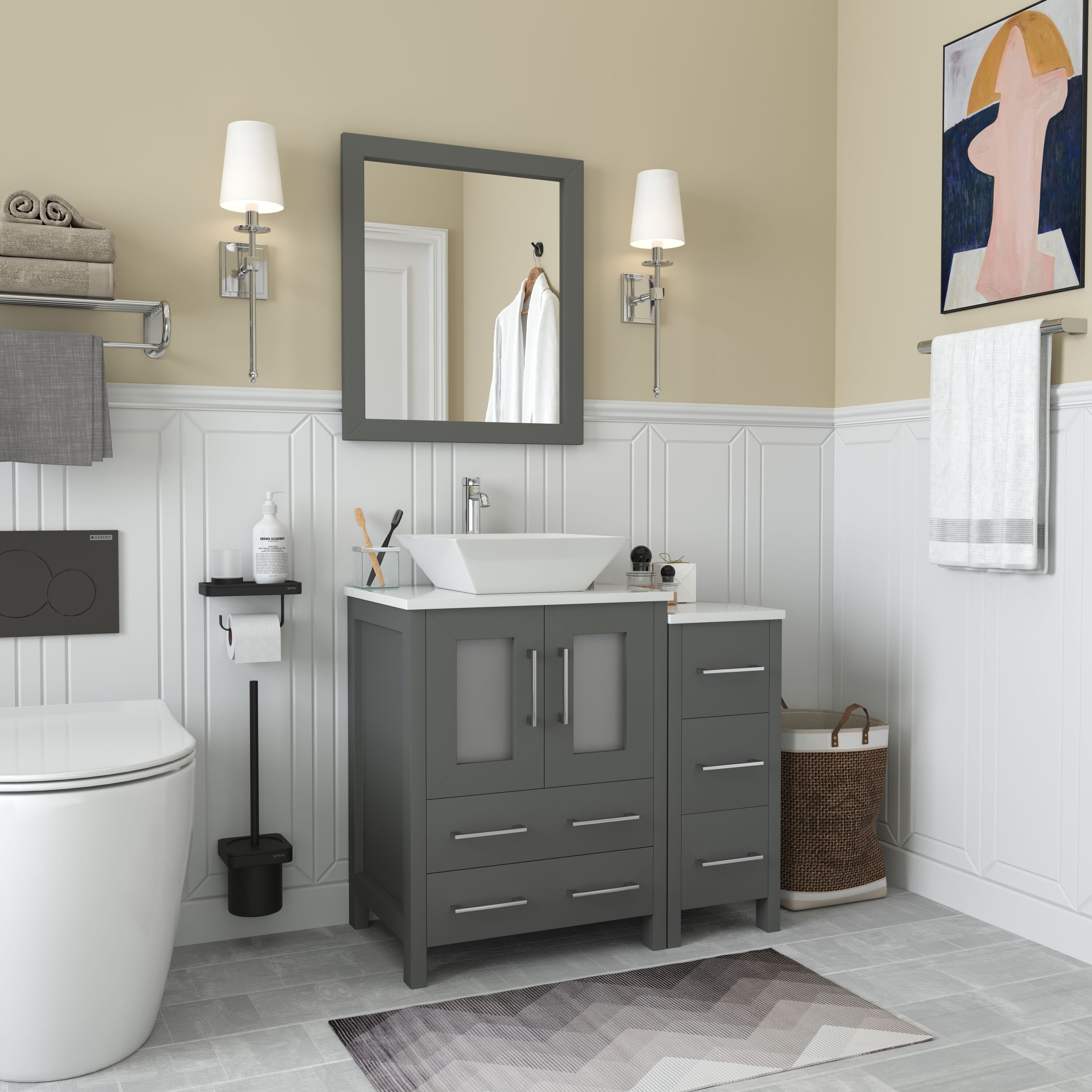 Vanity Art VA3124-36G Bath-Vanity-Combo - View #11