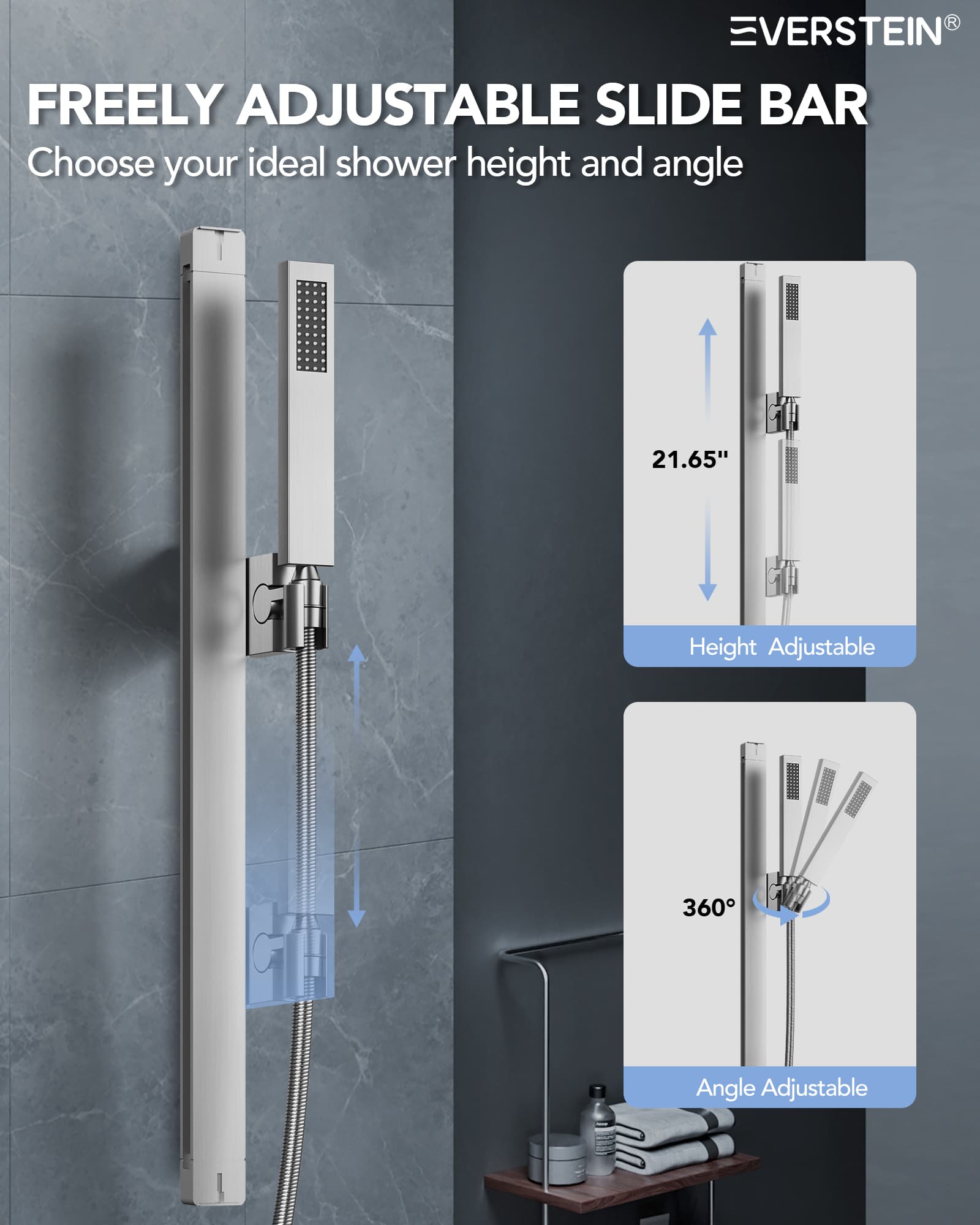 EVERSTEIN SFS-1027-NK16 Tub-Shower-Faucets - View #6