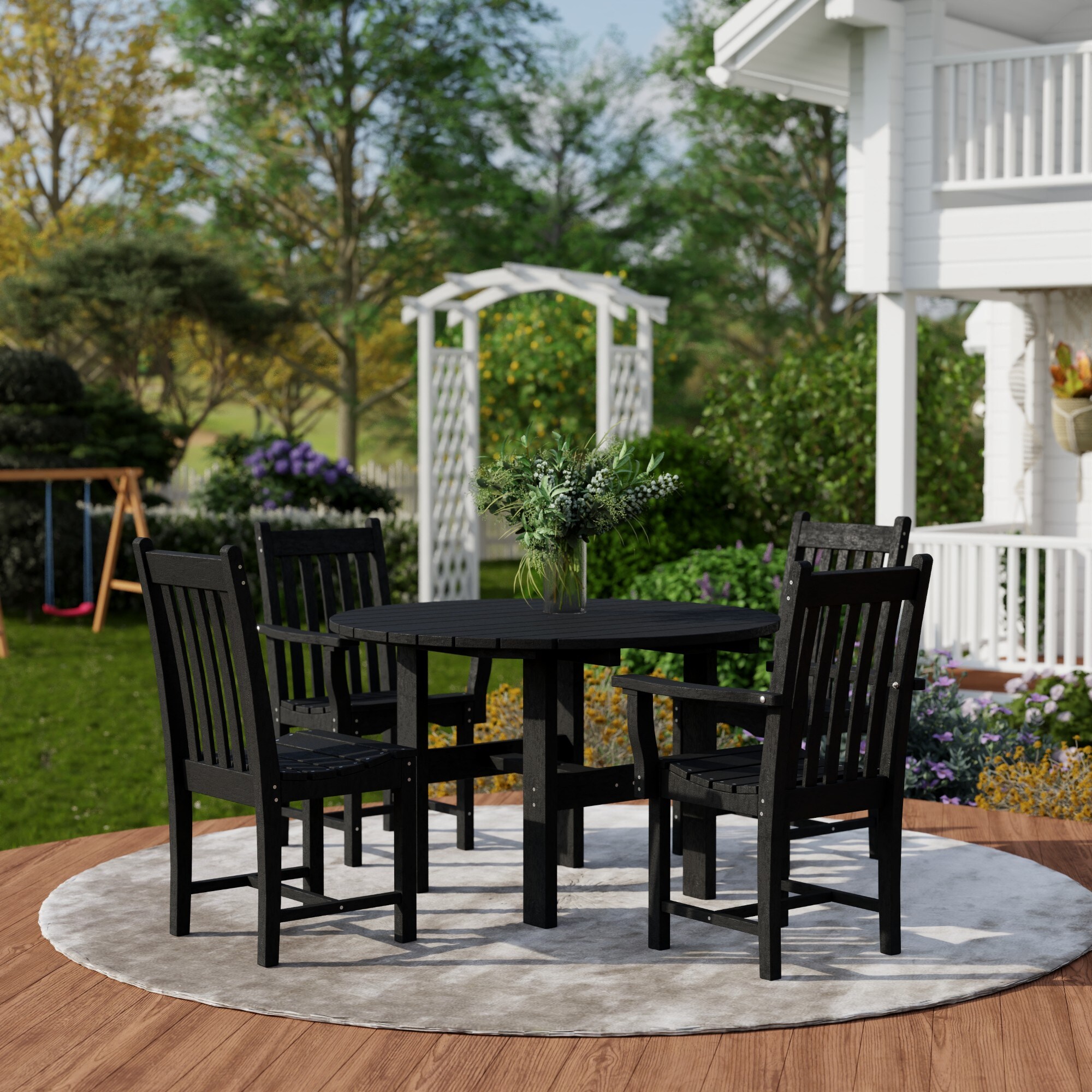 Wildridge LCC-283-BK Patio-Dining-Sets - View #2