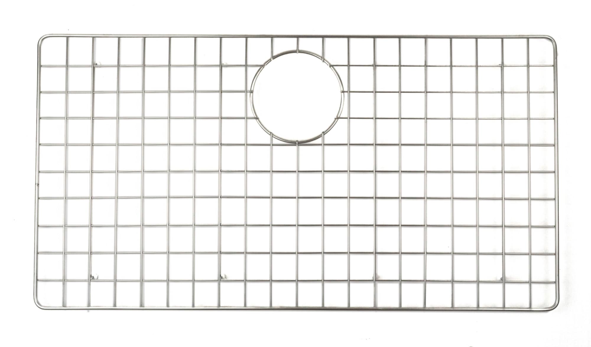 ALFI ABGR3322  brand 14.17-Inches x 26.77-Inches Back center Drain Stainless steel Sink grid