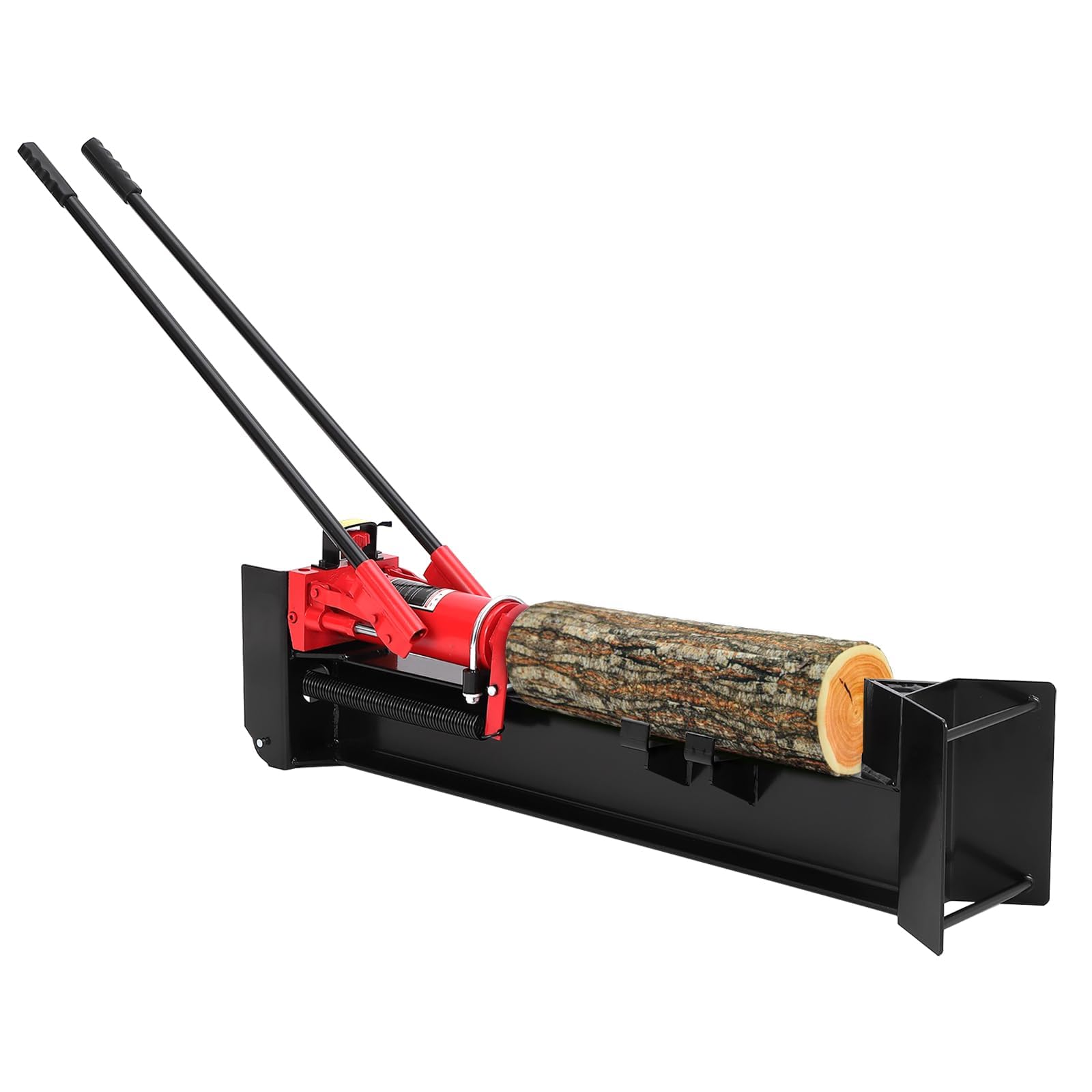 AOIZGMY  12 Ton Hydraulic Log Splitter Wood Cutter with Horizontal Steel Beam and Built in Wheels for Firewood Splitting durable