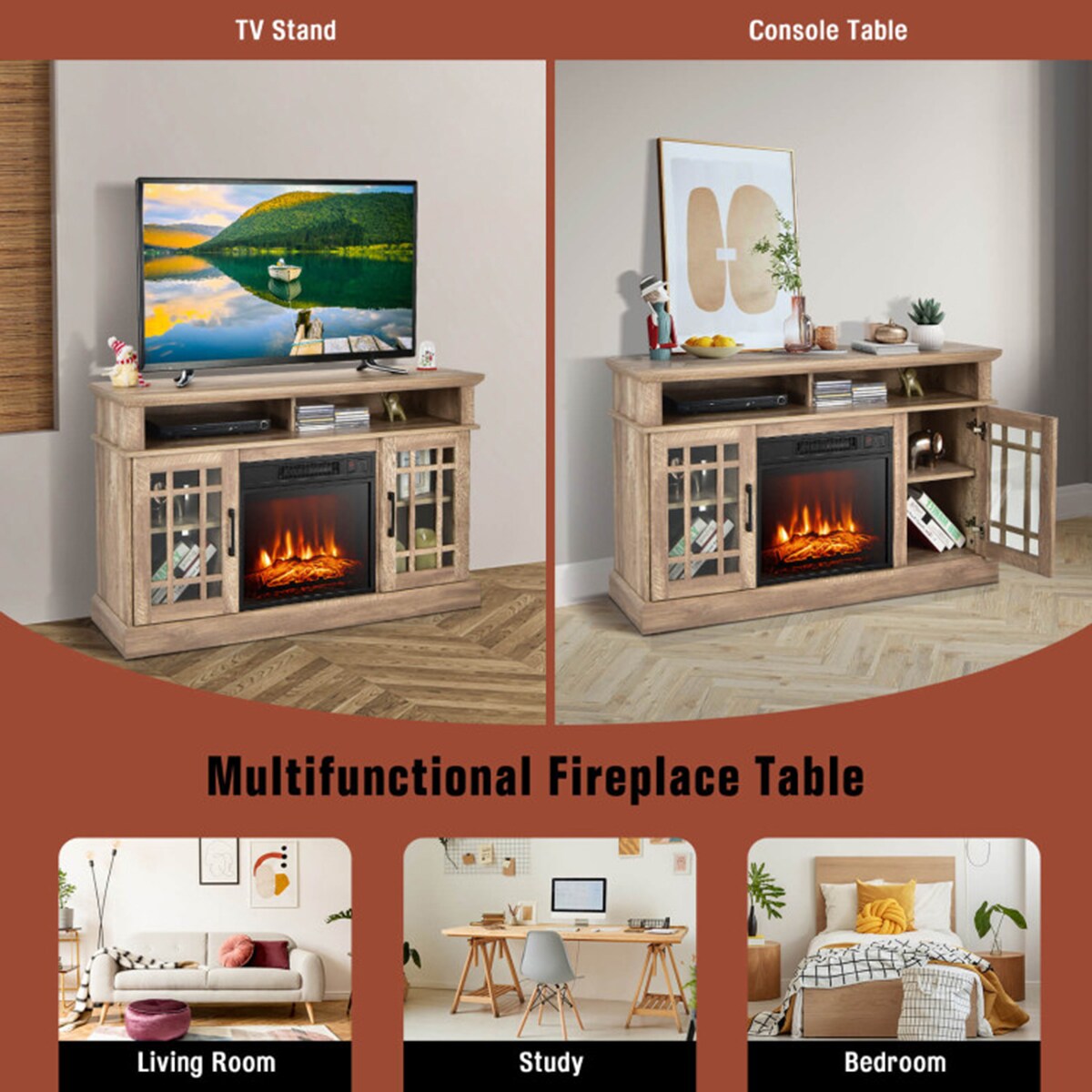 Clihome CL-NAUS-10220 Electric-Fireplaces - View #9