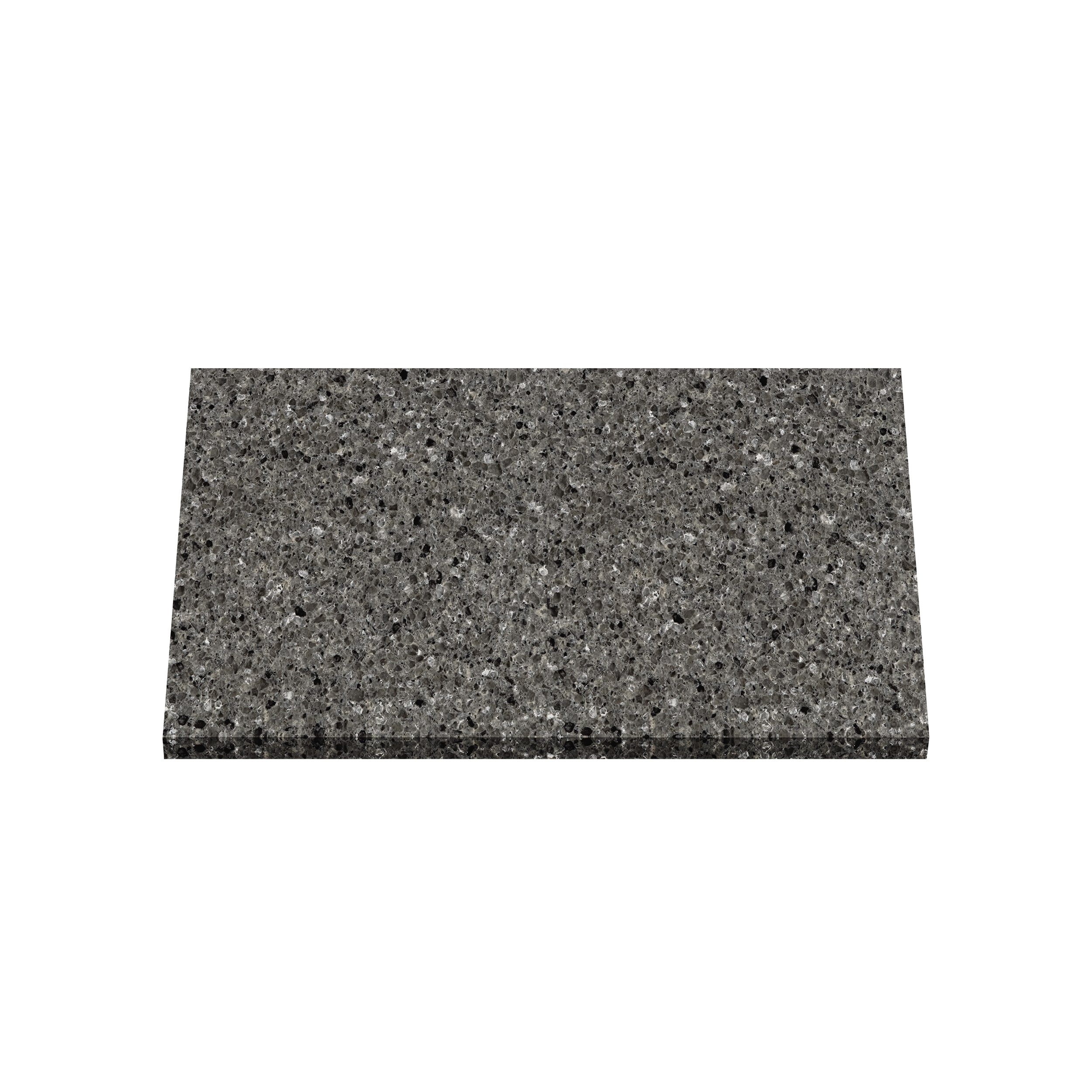 Allen + Roth Coho Quartz Gray Kitchen Countertop SAMPLE (4-in X 4-in ...