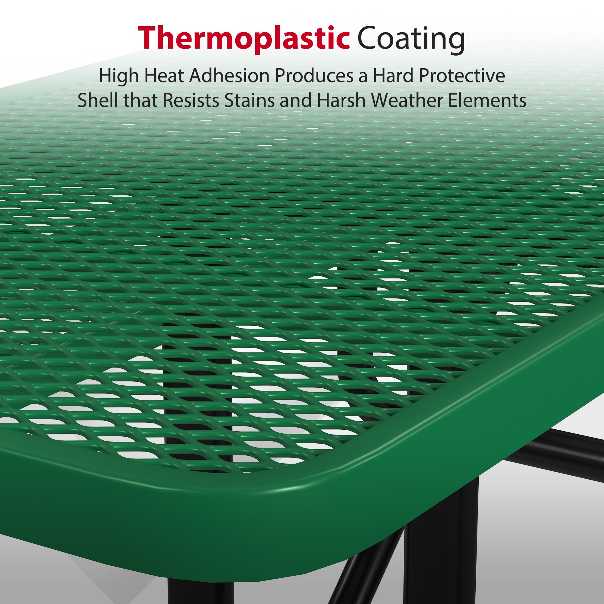 LeisureCraft T8XPP-ADA-GREEN Picnic-Tables - View #5