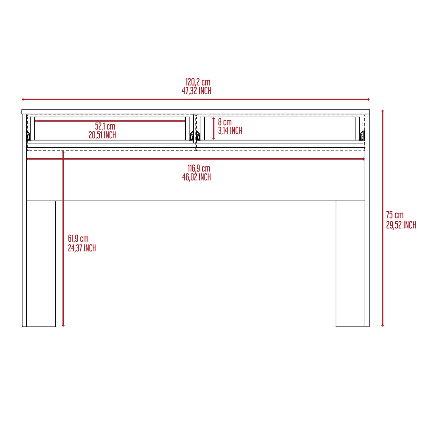 Streamdale Furniture B06280444 desks - View #7