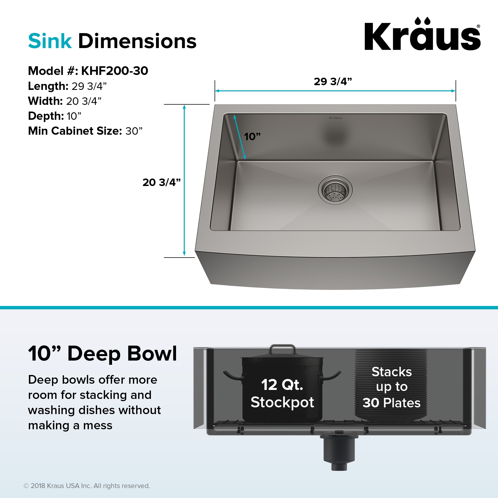 Kraus KHF200-30 Kitchen-Sinks - View #5