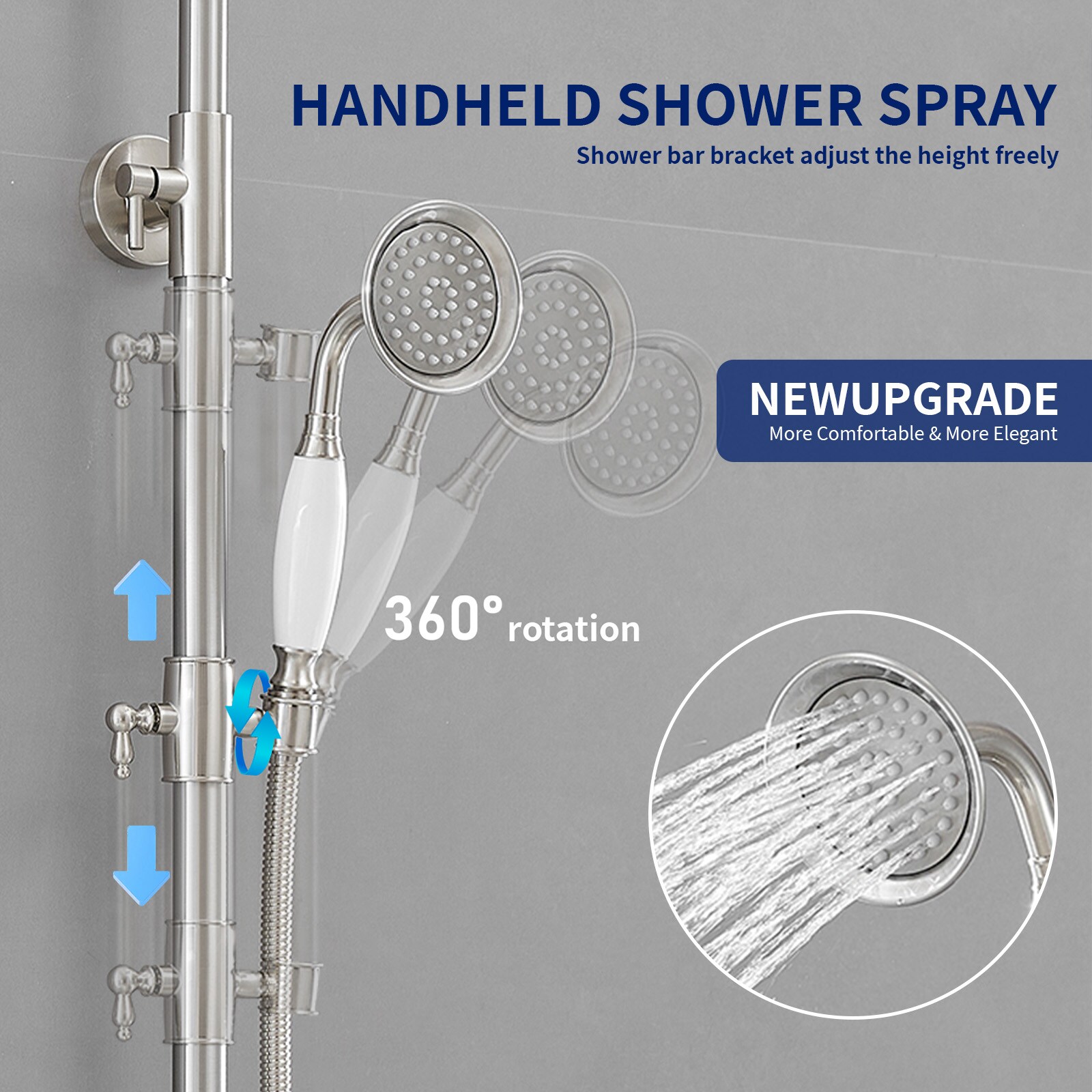 BWE A-98016-N Showerhead-Bar-Panels - View #4