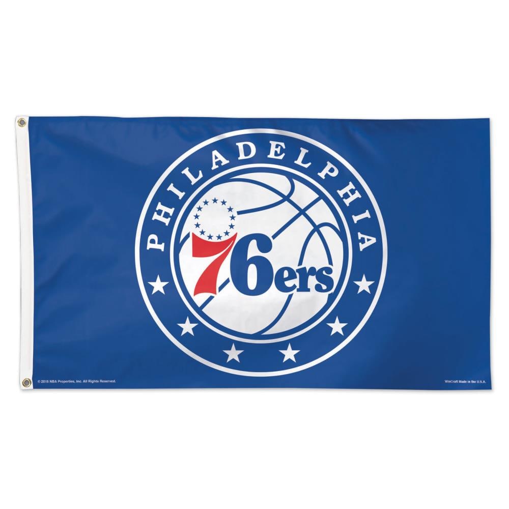 WinCraft Sports 5-ft W x 3-ft H Philadelphia 76ers Flag at Lowes.com