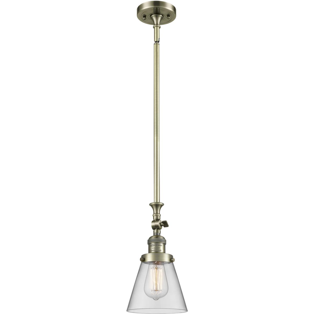 Innovations Lighting 1357647 206-AB-G62-LED Franklin Restoration Cone Mini Pendant