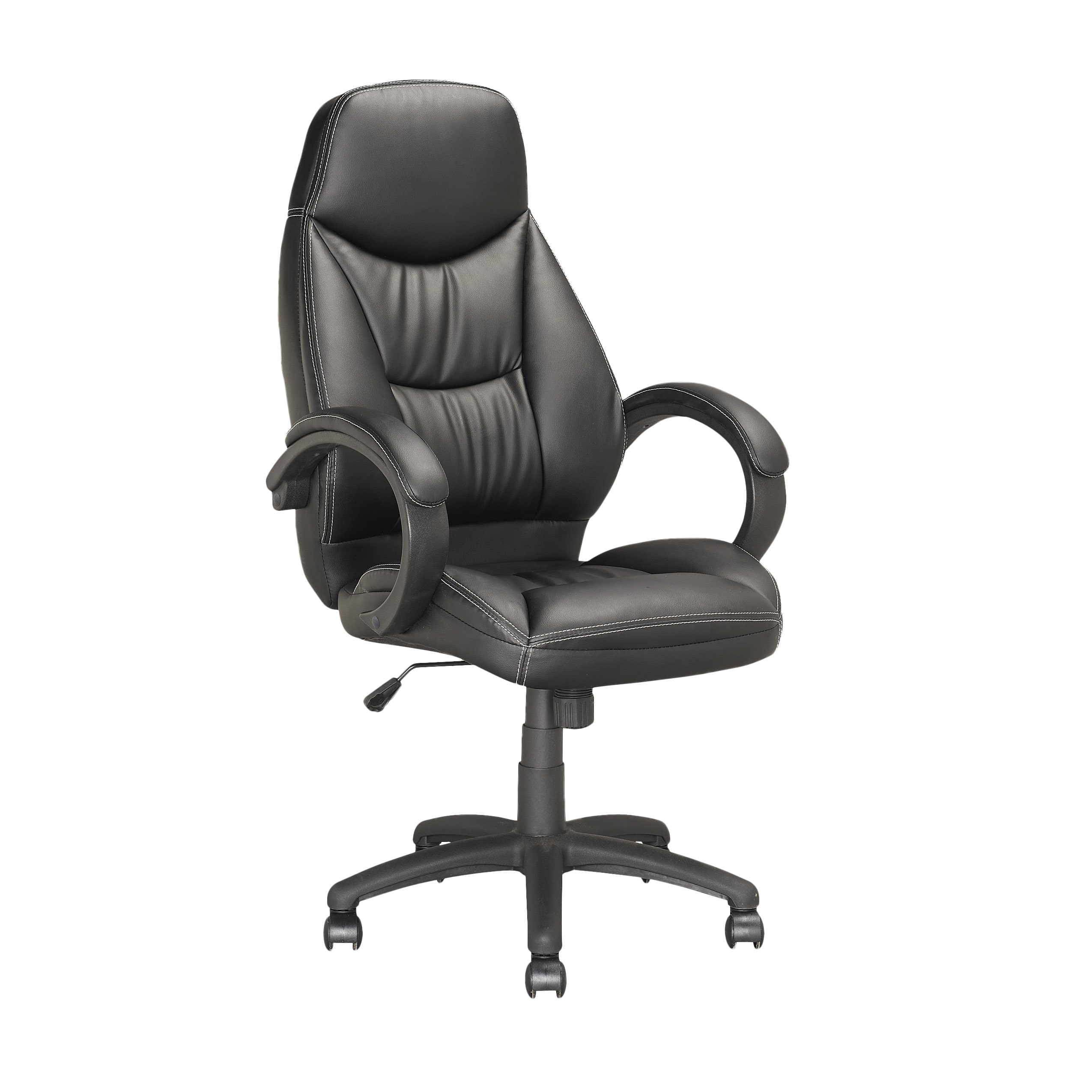 CorLiving LOF-518-O Workspace Executive Office Chair in White Leatherette