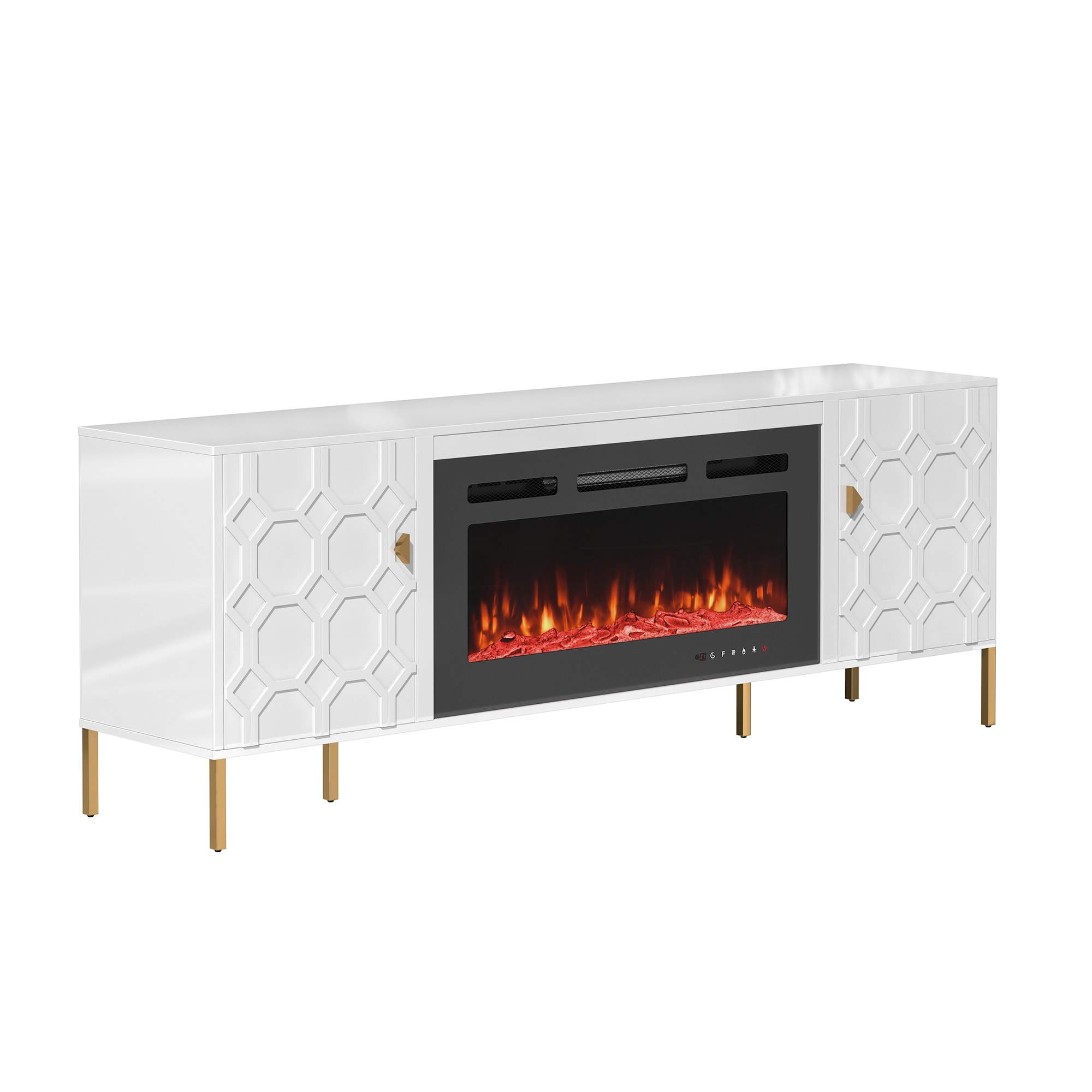 Clihome CL-JH4236-WH Electric-Fireplaces - View #7