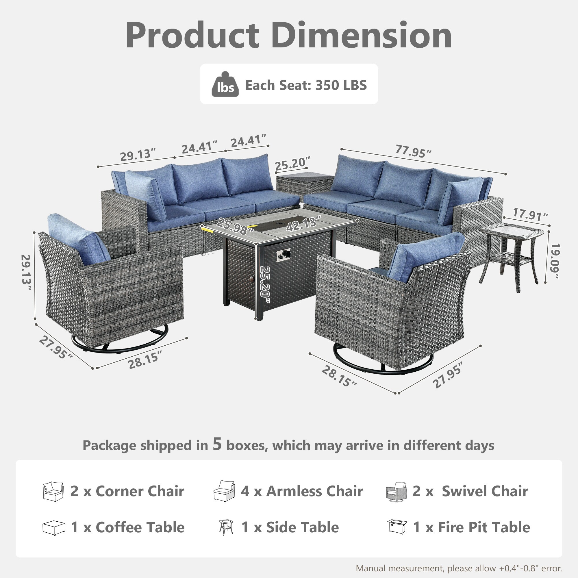 weaxty DDFPRRSGRS3011 Patio-Sofas-Daybeds - View #7