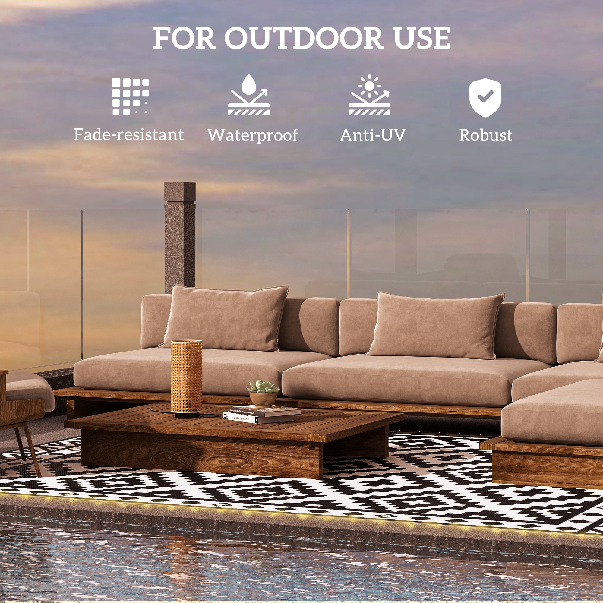 Outsunny 84J-263V01WT rugs - View #9
