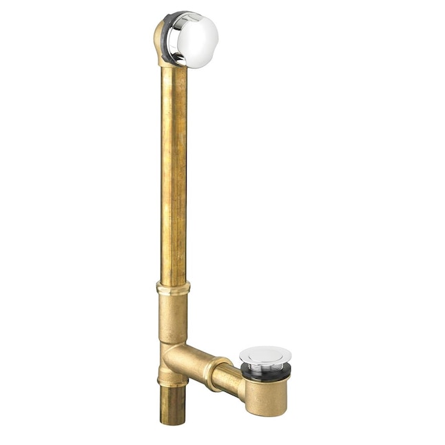 Chrome Rotary Drain With Brass Pipe, How To Remove Bathtub Drain Stopper American Standard