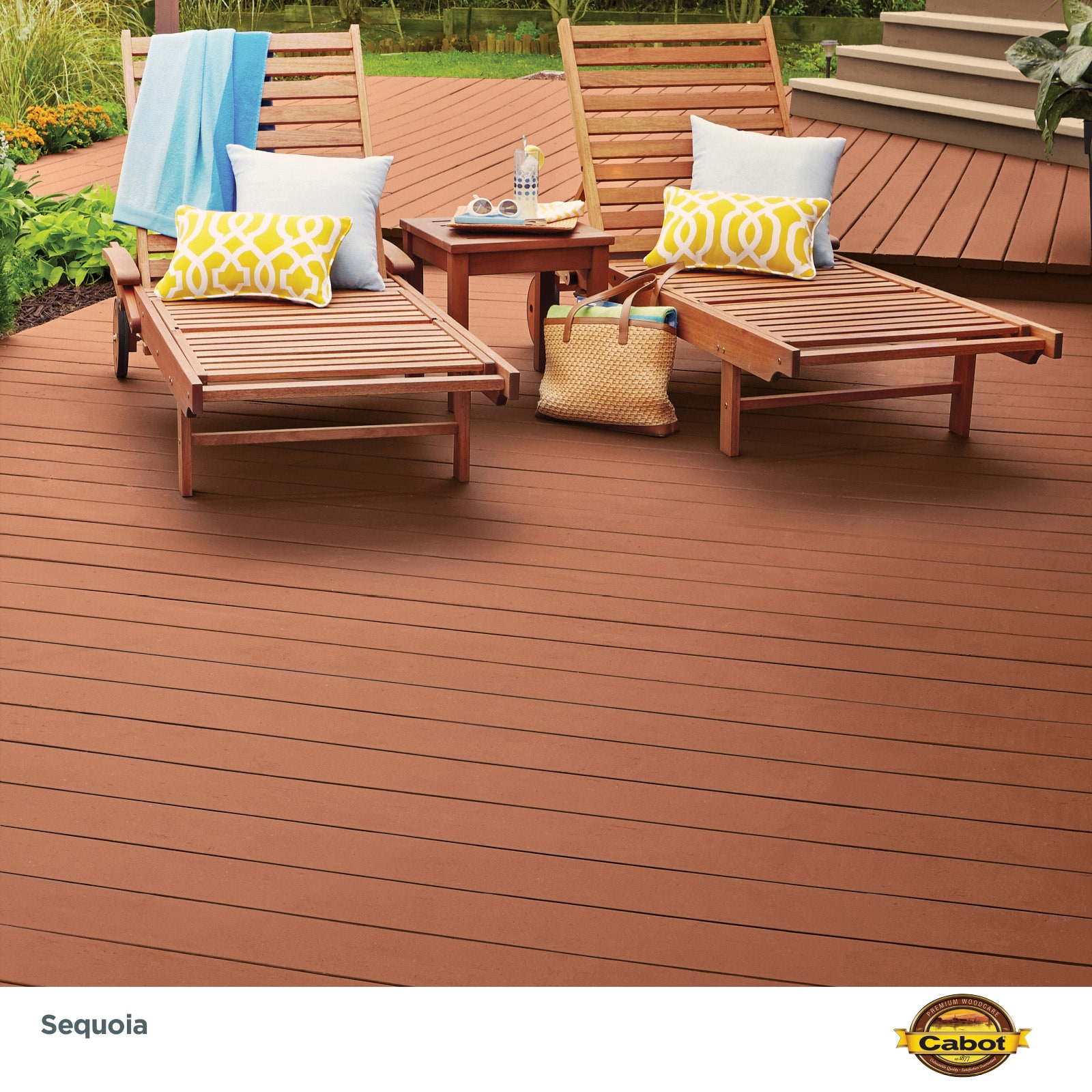 Exterior Wood Stain Colors - Sequoia Red - Wood Stain Colors From