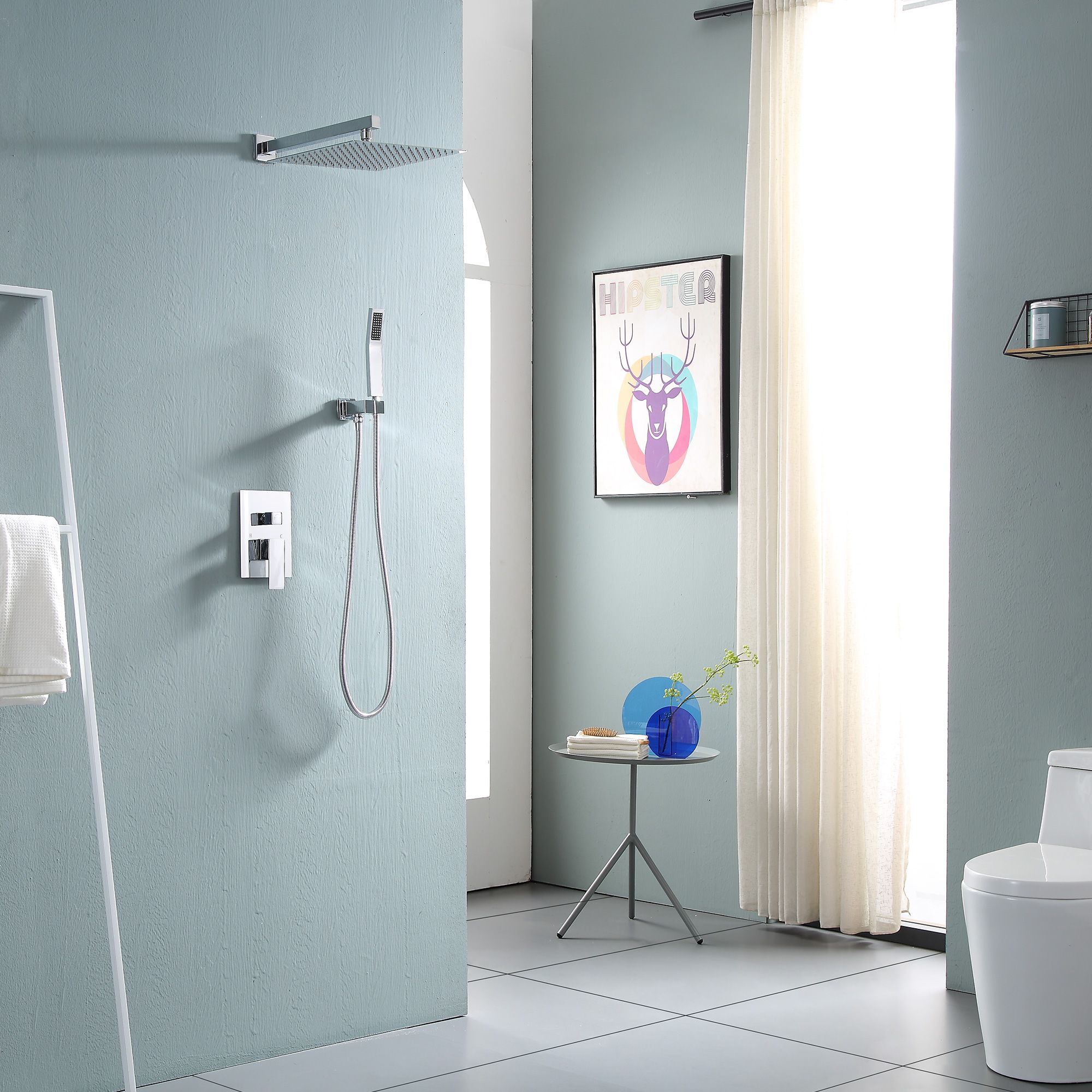 Tahanbath MT2-02HGMT2-FV Showerhead-Bar-Panels - View #3