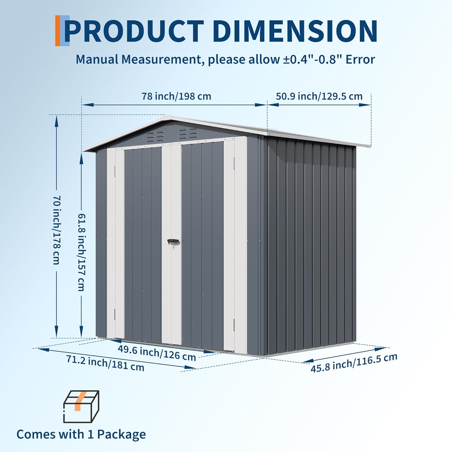 GarveeLife IDEAL-26040104 Metal-Storage-Buildings-Sheds - View #7
