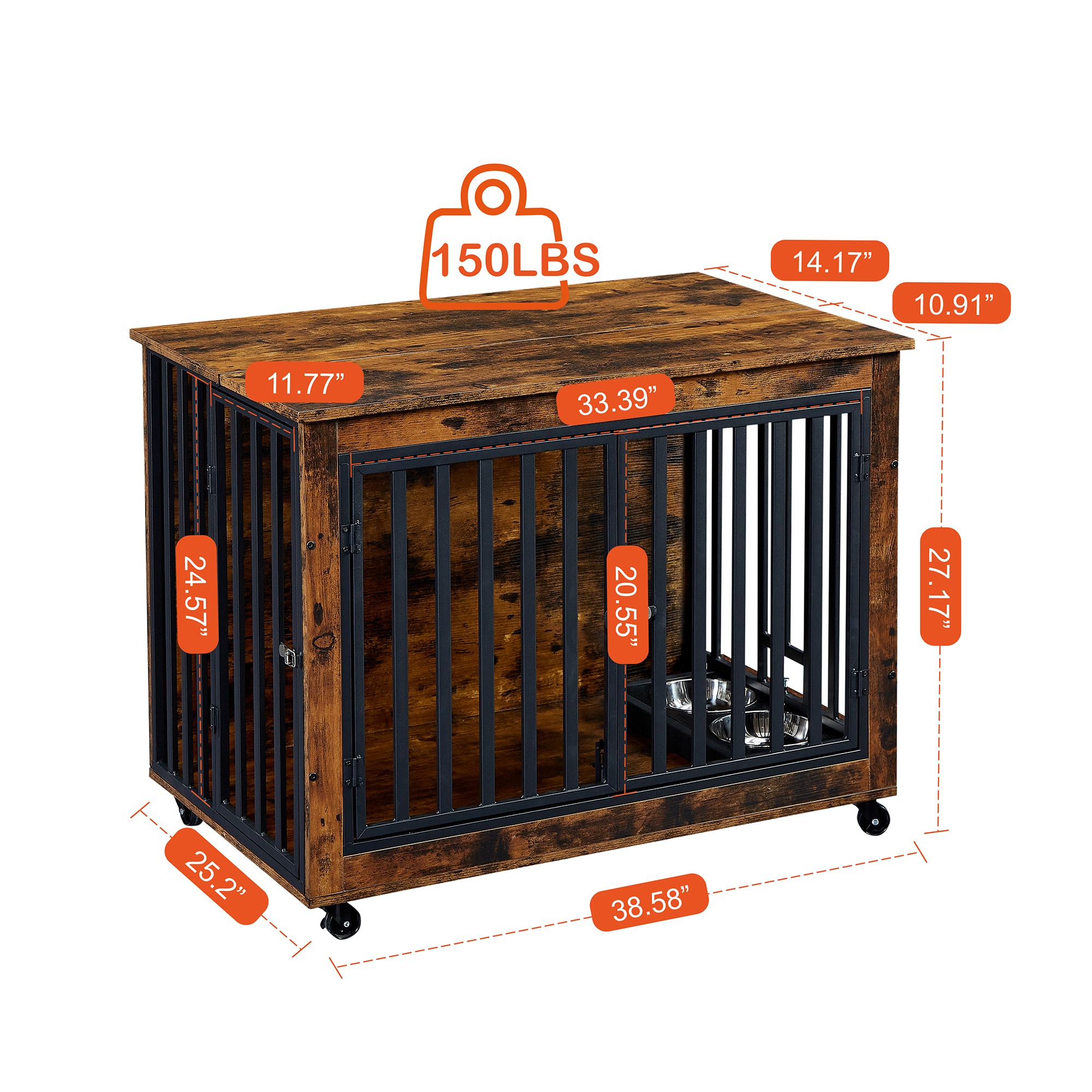 LIVIZA GIJ-DC002-39BN Pet-Crates-Carriers - View #2