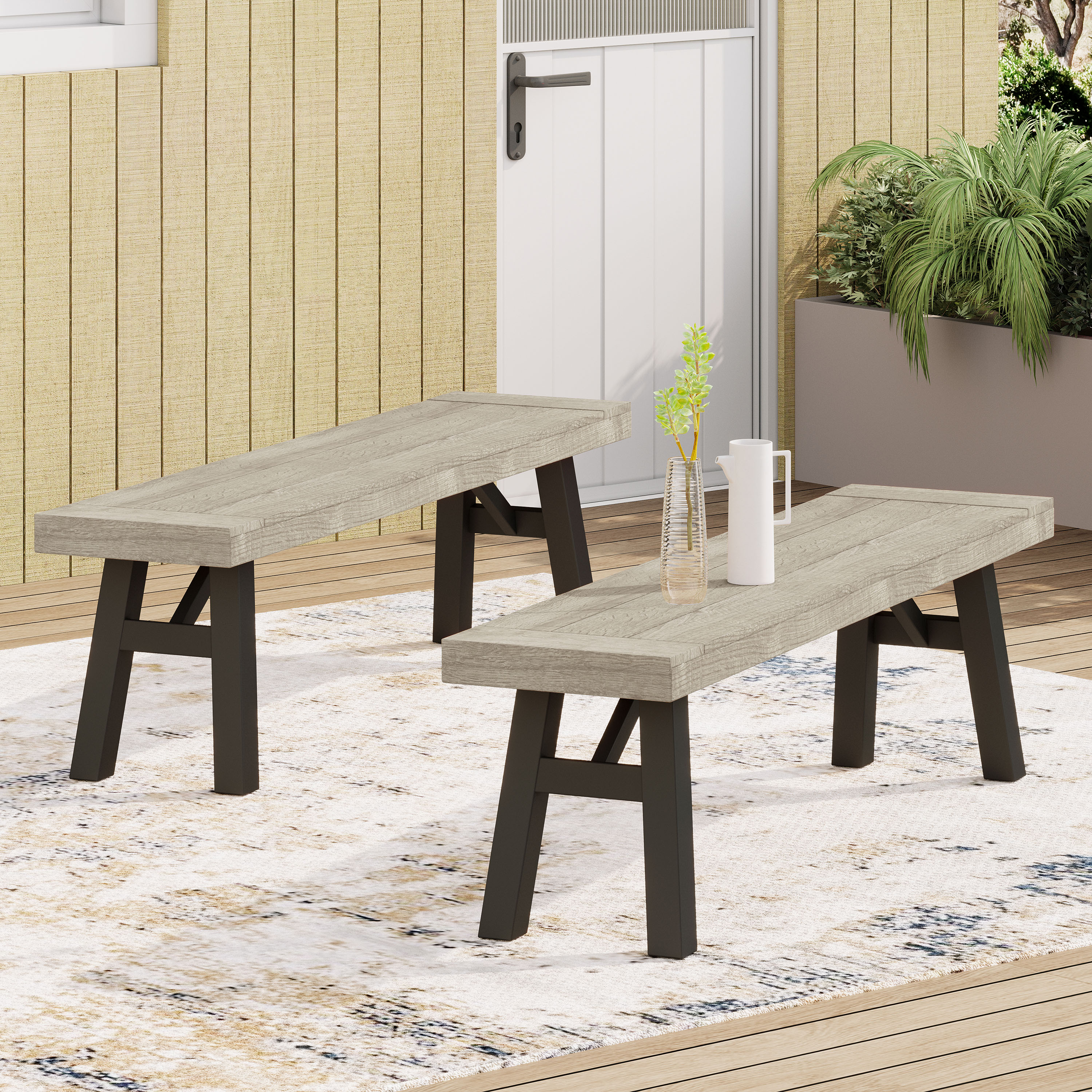 LOVMOR SF-M-56702.00LGBLK Patio-Sofas-Daybeds - View #3