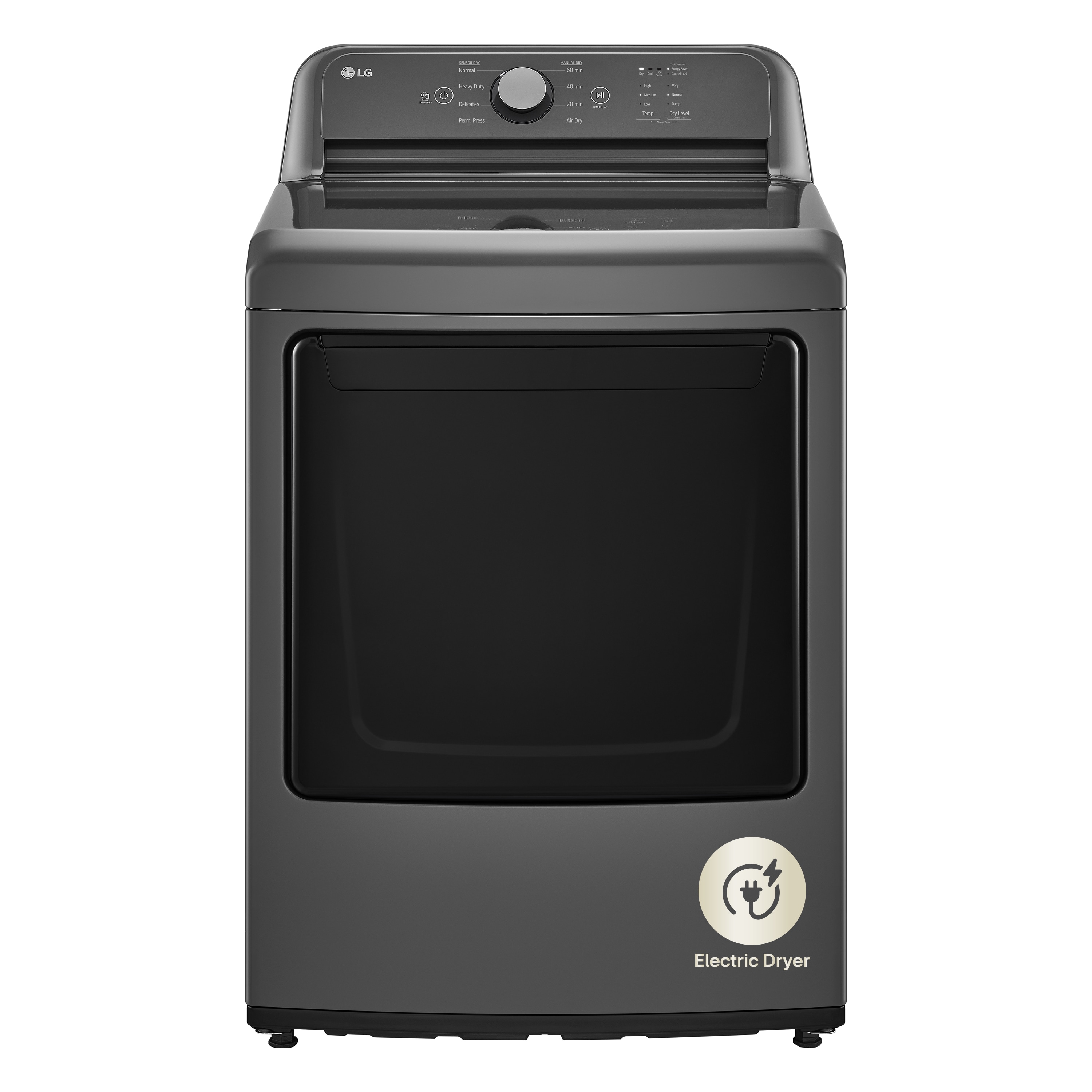 LG 7.3-cu ft Vented Electric Dryer ( Monochrome Grey )