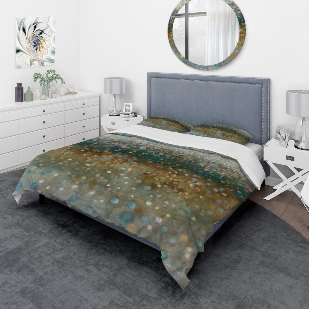 Designart BED30583-T 3 -Piece Beige Twin Duvet cover Set