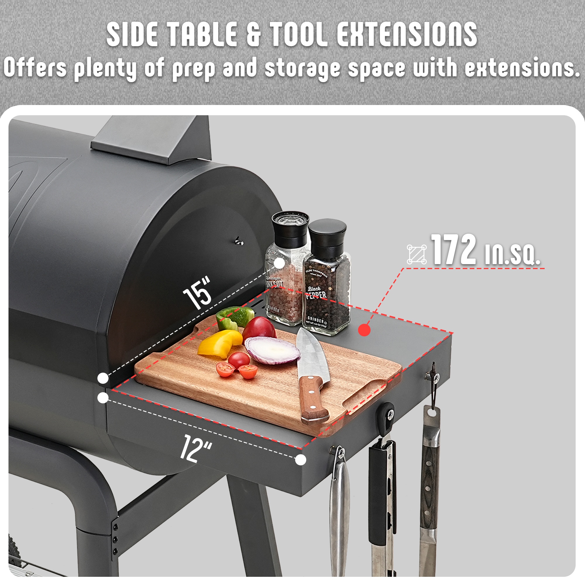 Feasto CG3019 Charcoal-Grills - View #4