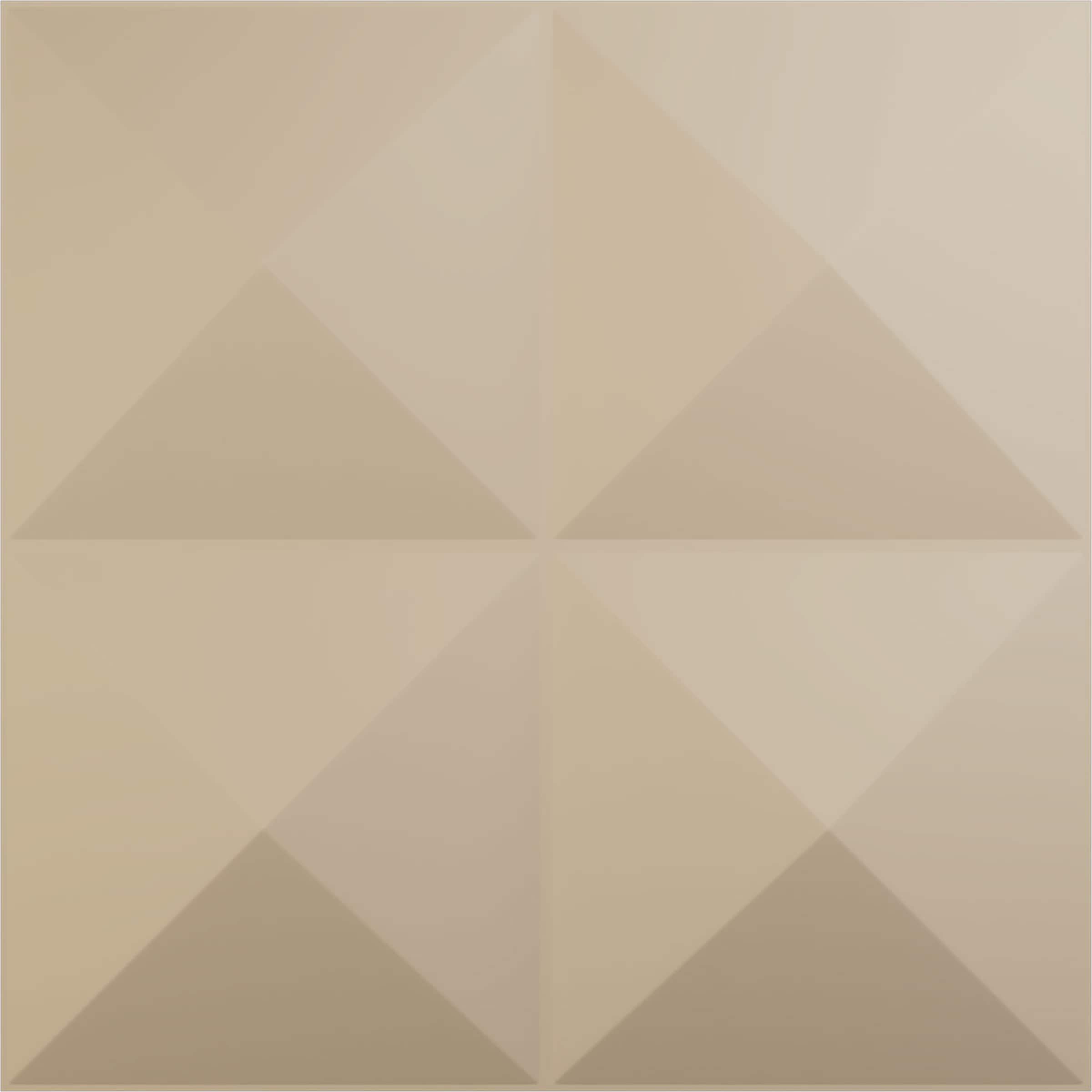 Ekena Millwork WP12X12TIGBE-CASE-12 11-7/8-in x 11-7/8-in Embossed Paintable/Stainable Brown/Tan PVC Wall Panel ( 12 -Pack, Covers 11.76-sq ft )
